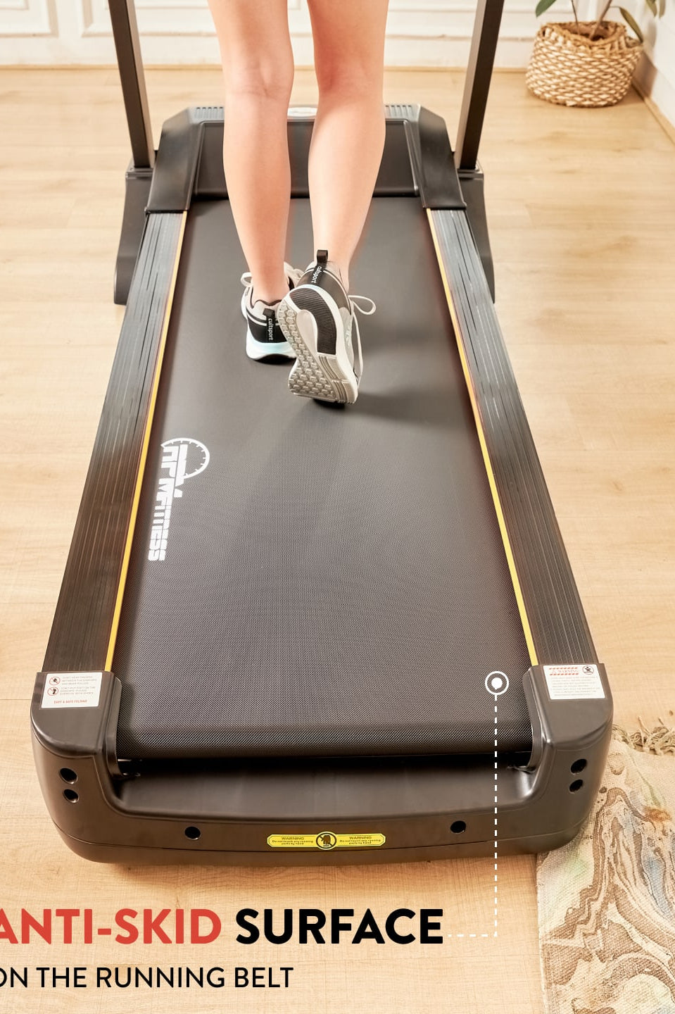 RPM Active1100DC 6 HP Peak Treadmill | 15-level Auto-Incline | Max Weight-140kg | Max Speed-18kmph (with 6 Months extended warranty)