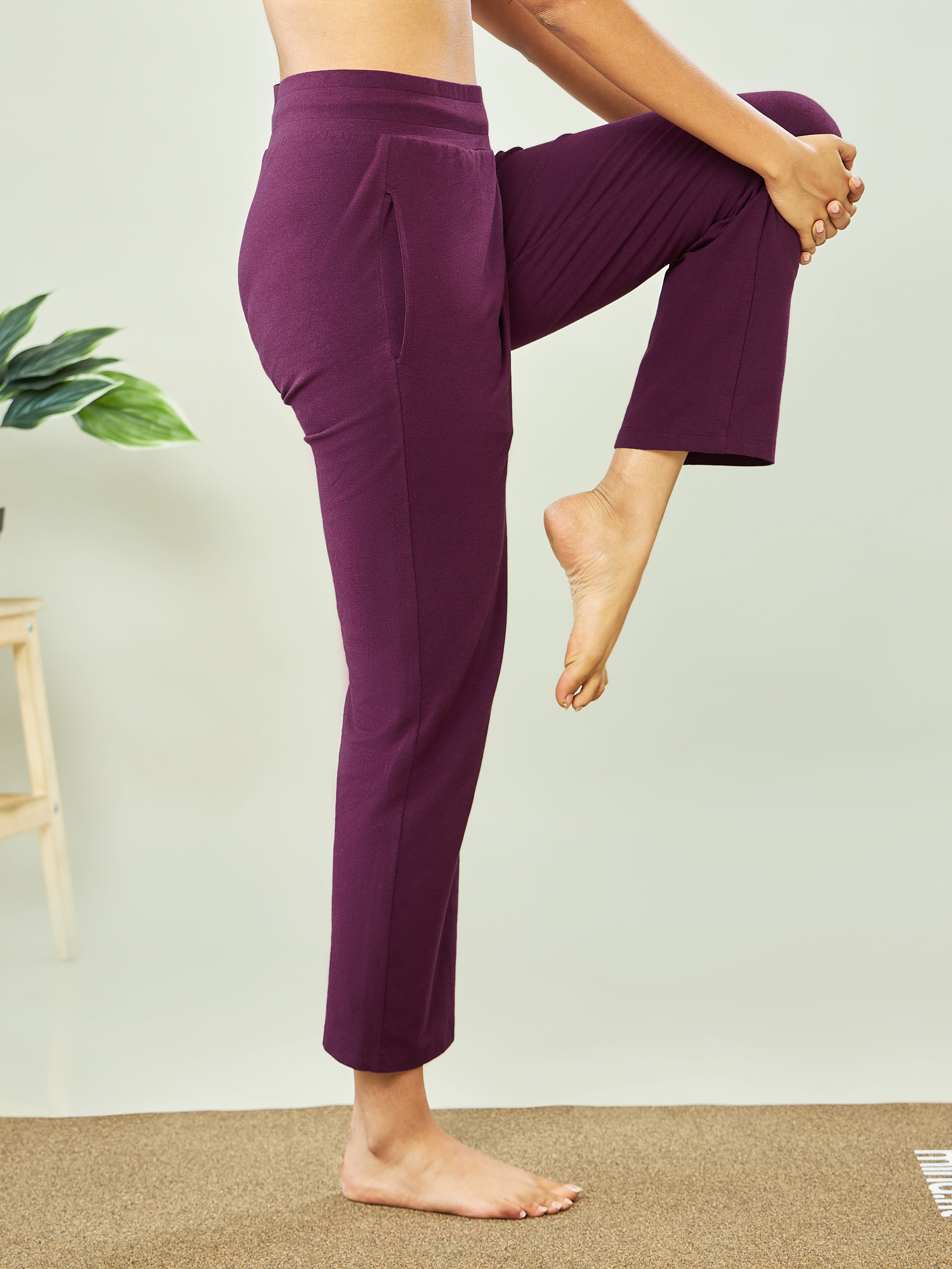 Solid Regular Track Pants with Pockets