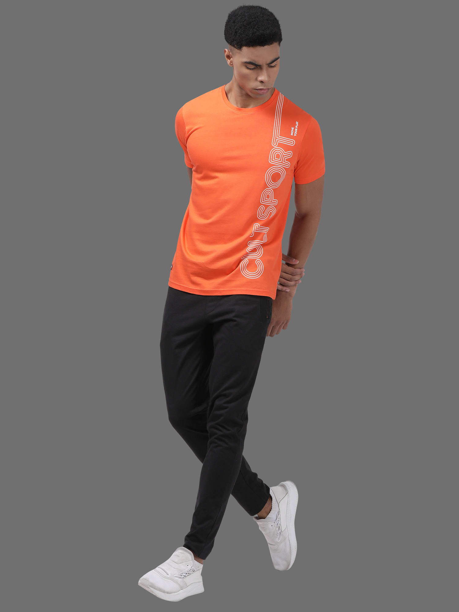 Everydays Lounge Orange Cotton Tee
