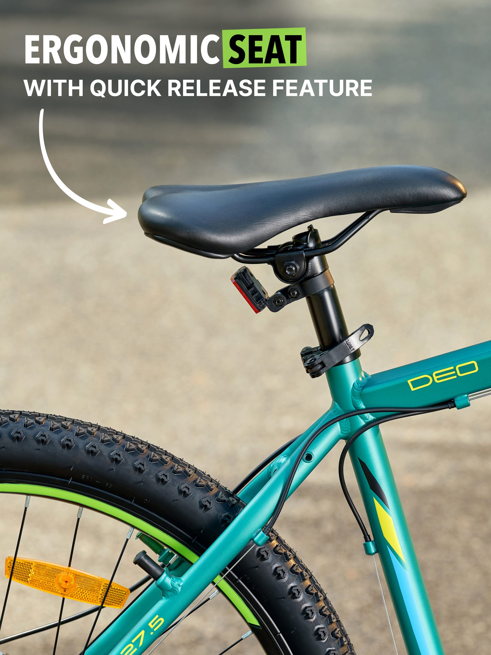 Deo Alloy 21 Speed Shimano Gear 29 inch Mountain Cycle, Dual Disc Brake, Front Suspension, Double Wall Rim, Green, Free Trainer Sessions, Cycling Event