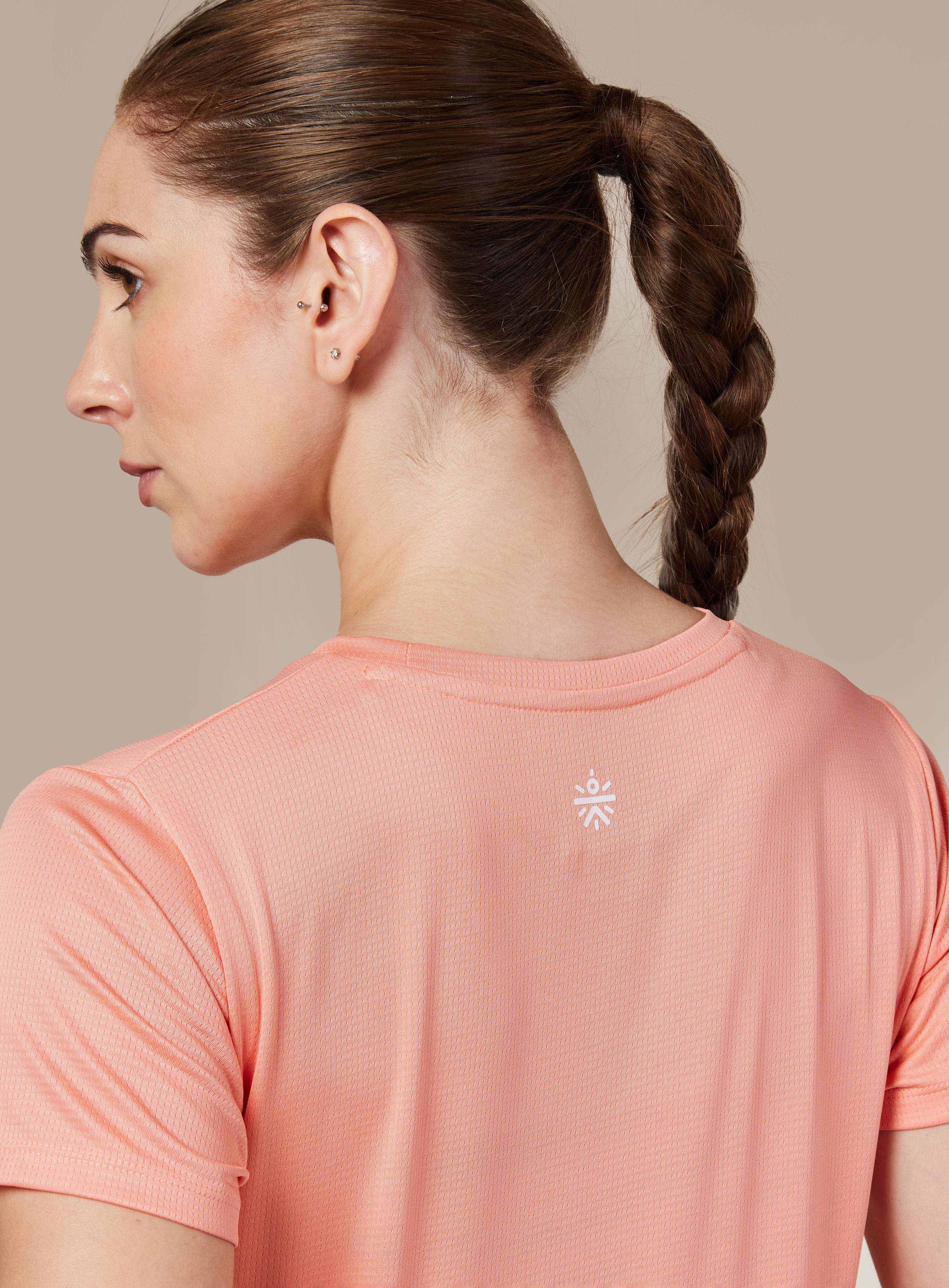 Women's Orange Performance T-shirt