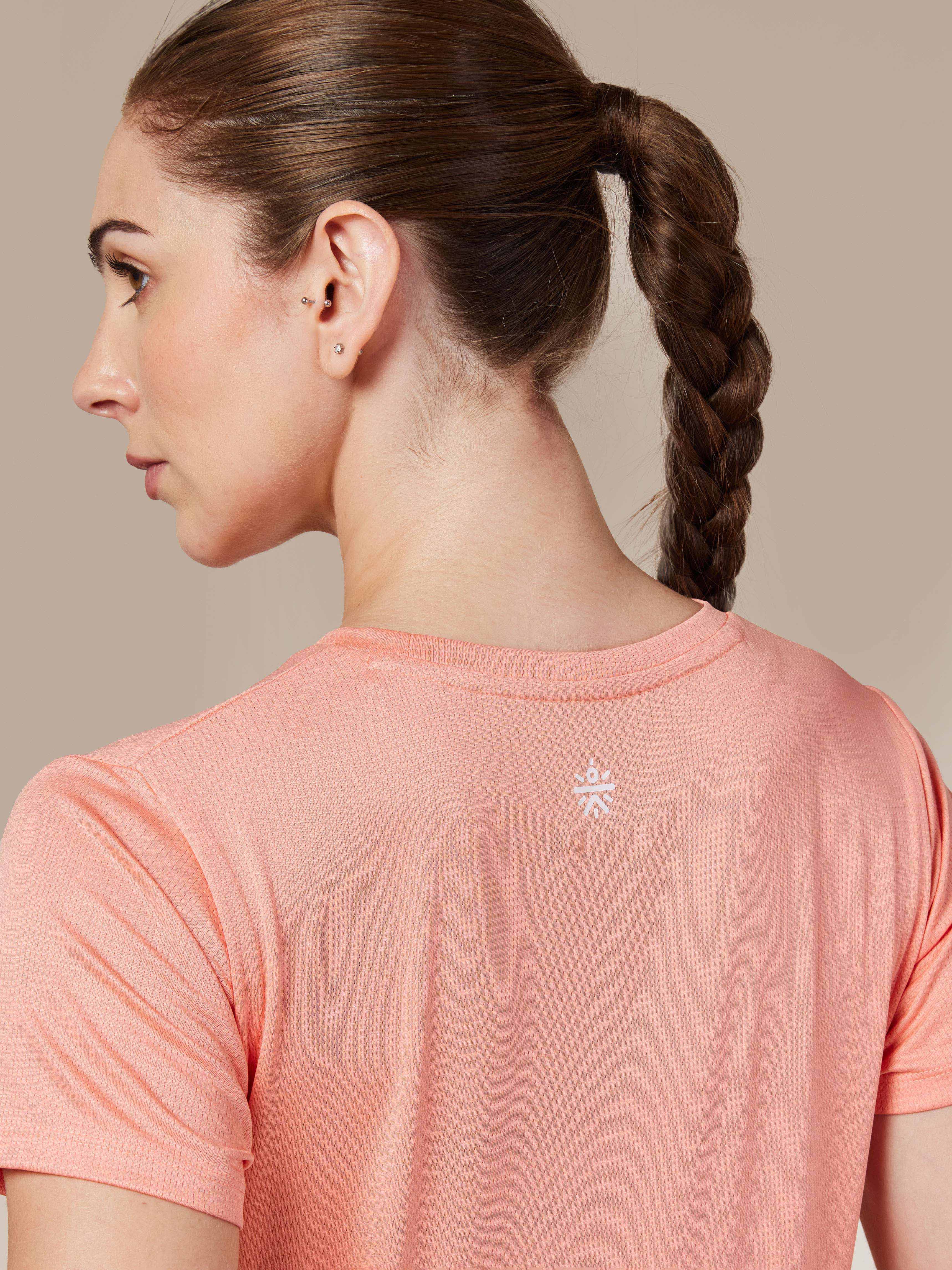 Women's Orange Performance T-shirt