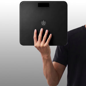 Cult Active body Weighing scale, LCD display, Weight Machine, 180 Kg, Batteries included, Tempered Glass Platform, Ideal for Home Use, Black