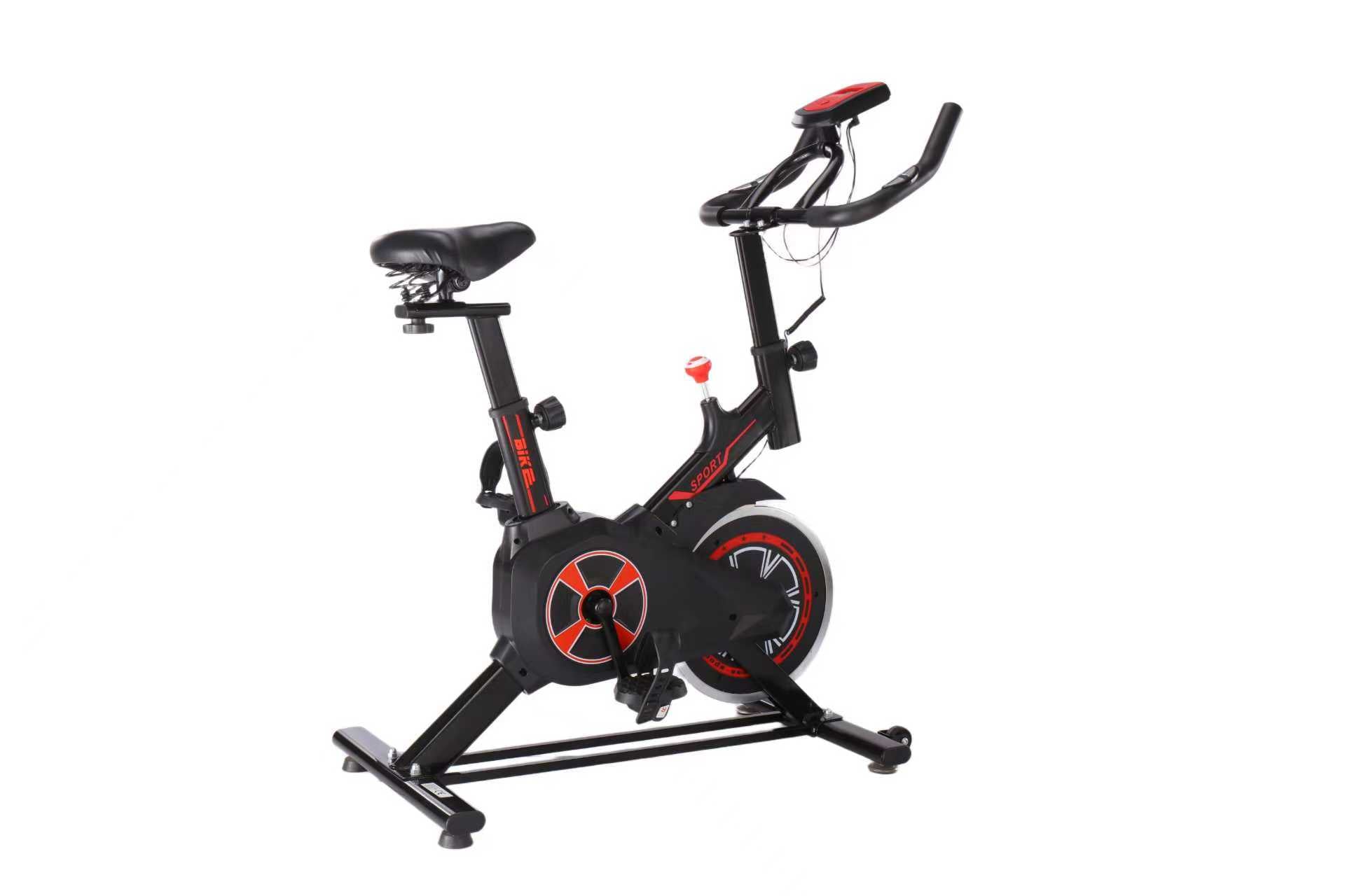 Fitkit by Cult FK8001 Spin Bike with 8Kg Flywheel, LED screen, Adjustable Brake Pad Resistance with Belt Drive System for Fitness at Home Workouts | Max Weight : 130 kg (Black)