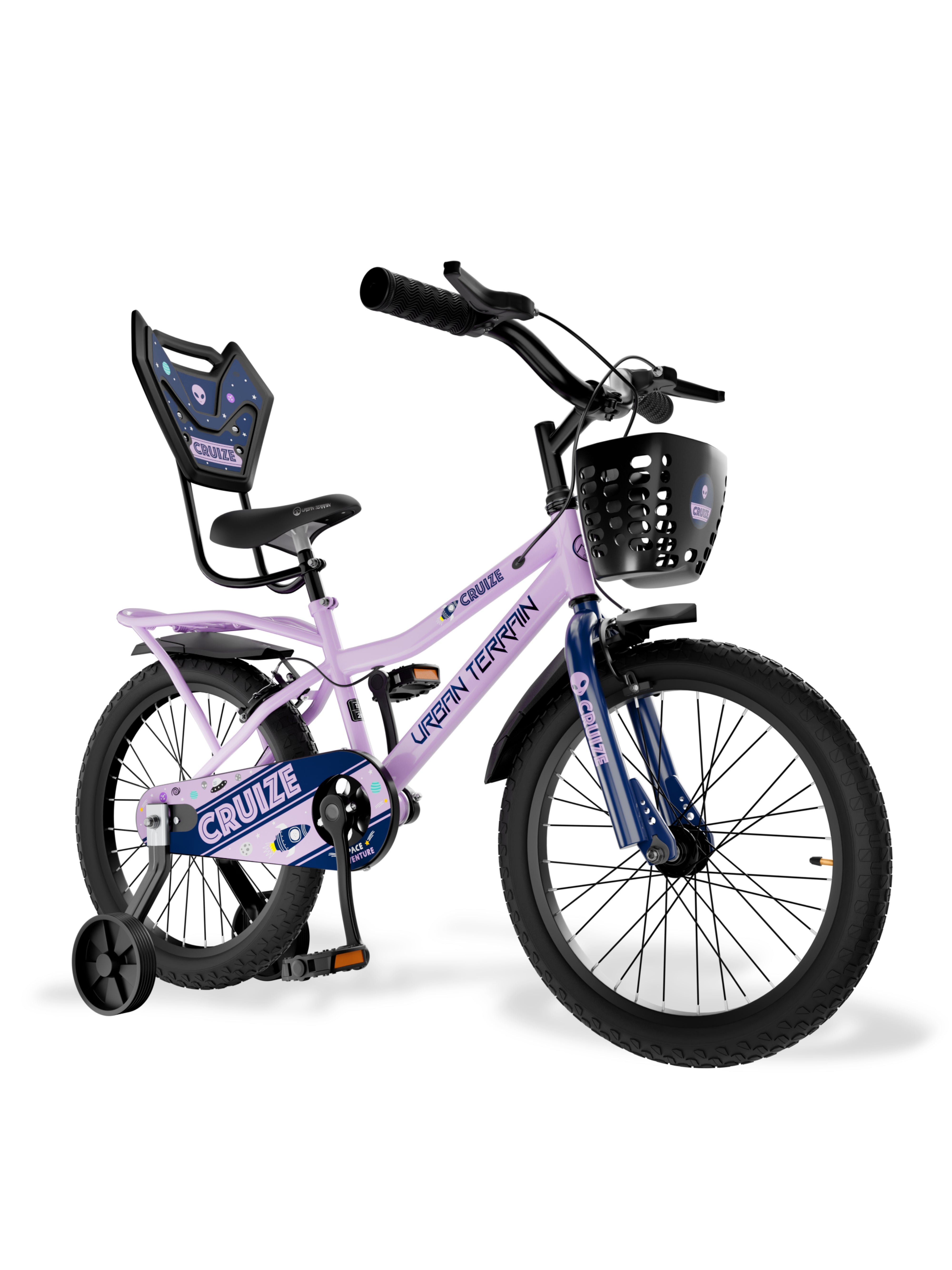 Urban Terrain Cruize 20T Single Speed Kids Cycle, Lavender