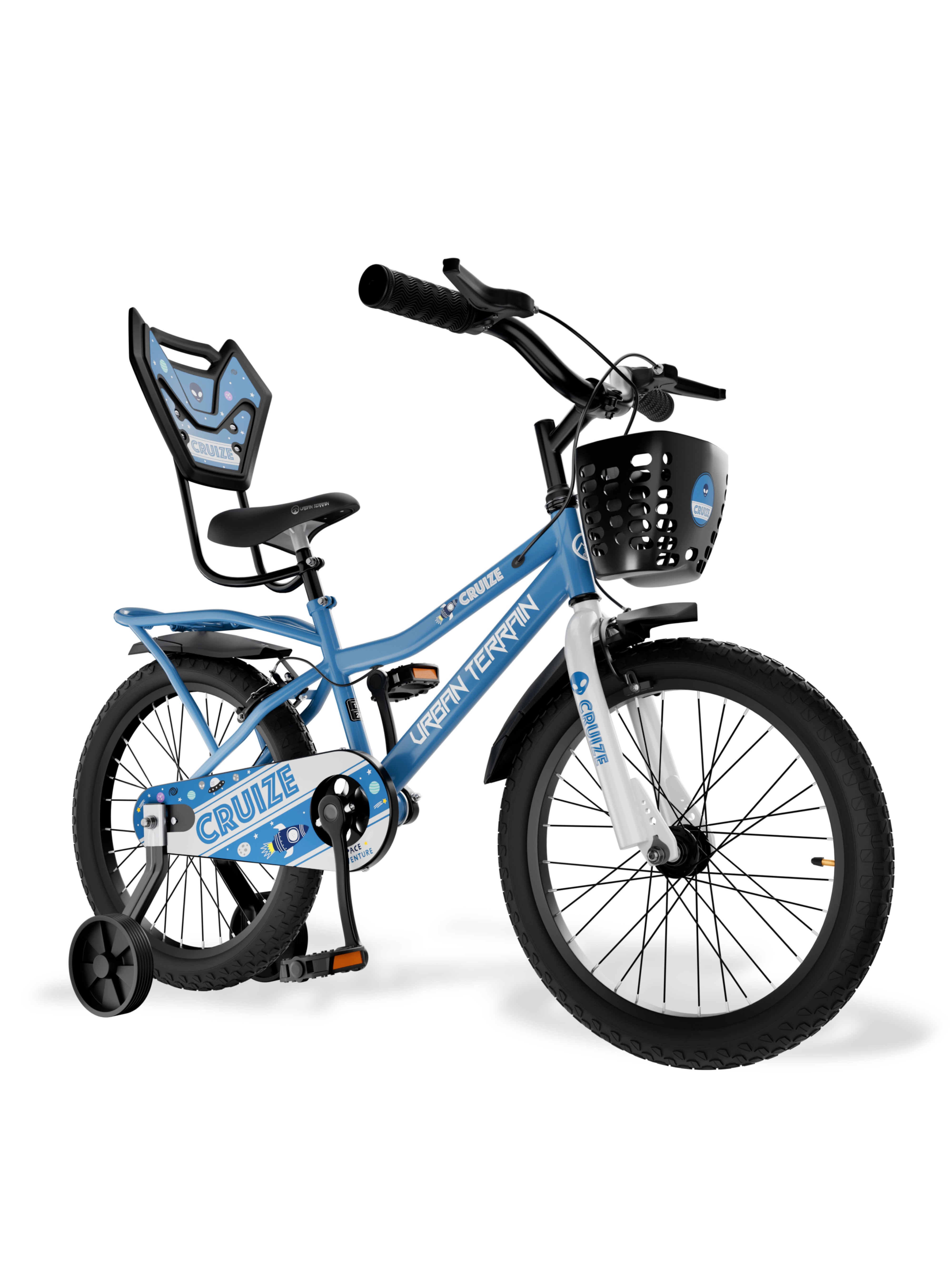 Urban Terrain Cruize 20T Single Speed Kids Cycle, Blue