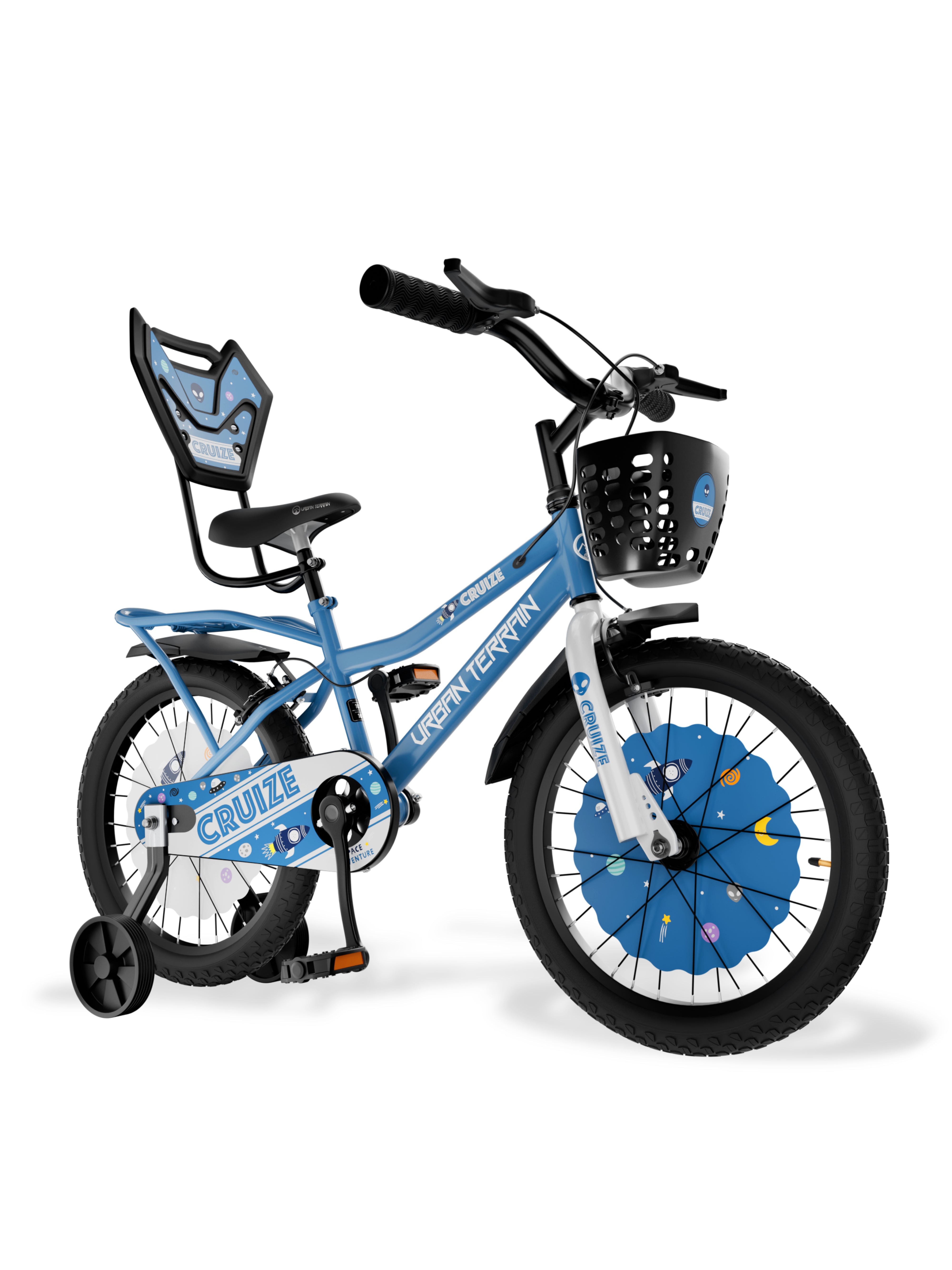 Urban Terrain Cruize 16T Single Speed Kids Cycle, Blue