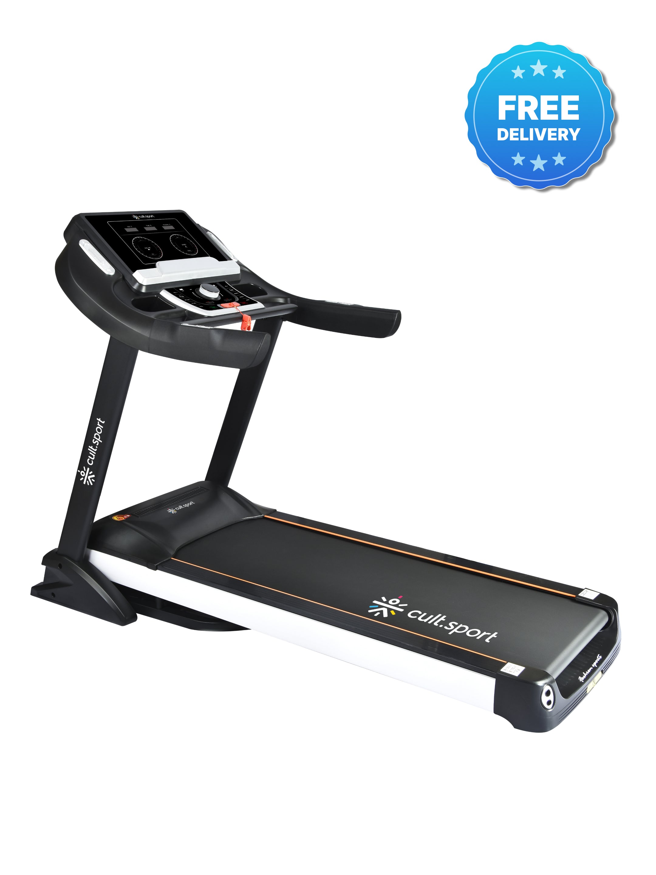 Smartrun Dallas 7 HP Peak Treadmill | 15-level Auto-Incline | Max Weight-150kg | Max Speed-20kmph (with 6 Months Extended Warranty)