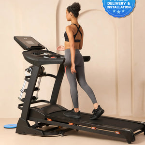 Cultrun M6 Nova 6 HP Peak Treadmill | 15-level Auto-Incline & Massager | Max Weight-140kg | Max Speed-18kmph (with 6 Months Extended Warranty)