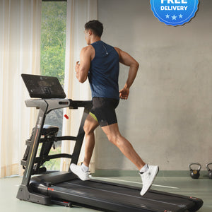 Cult SmartStridePro BLDC Motor (7HP Peak) Treadmill with Massager | Max Weight: 140kg | 18 Level Auto Incline (with 6 Months extended warranty)