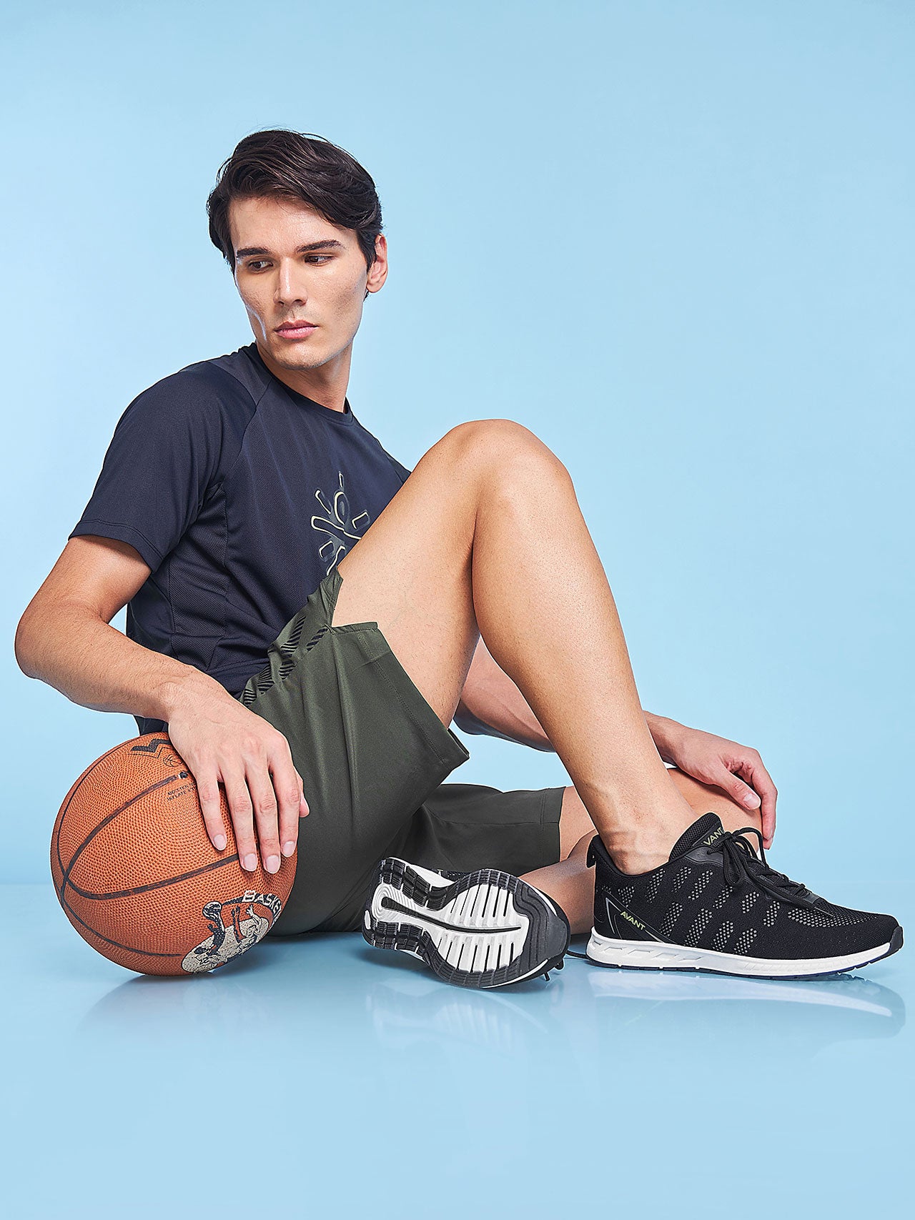 Avant Men's Hurricane Casual Shoes- Black/White