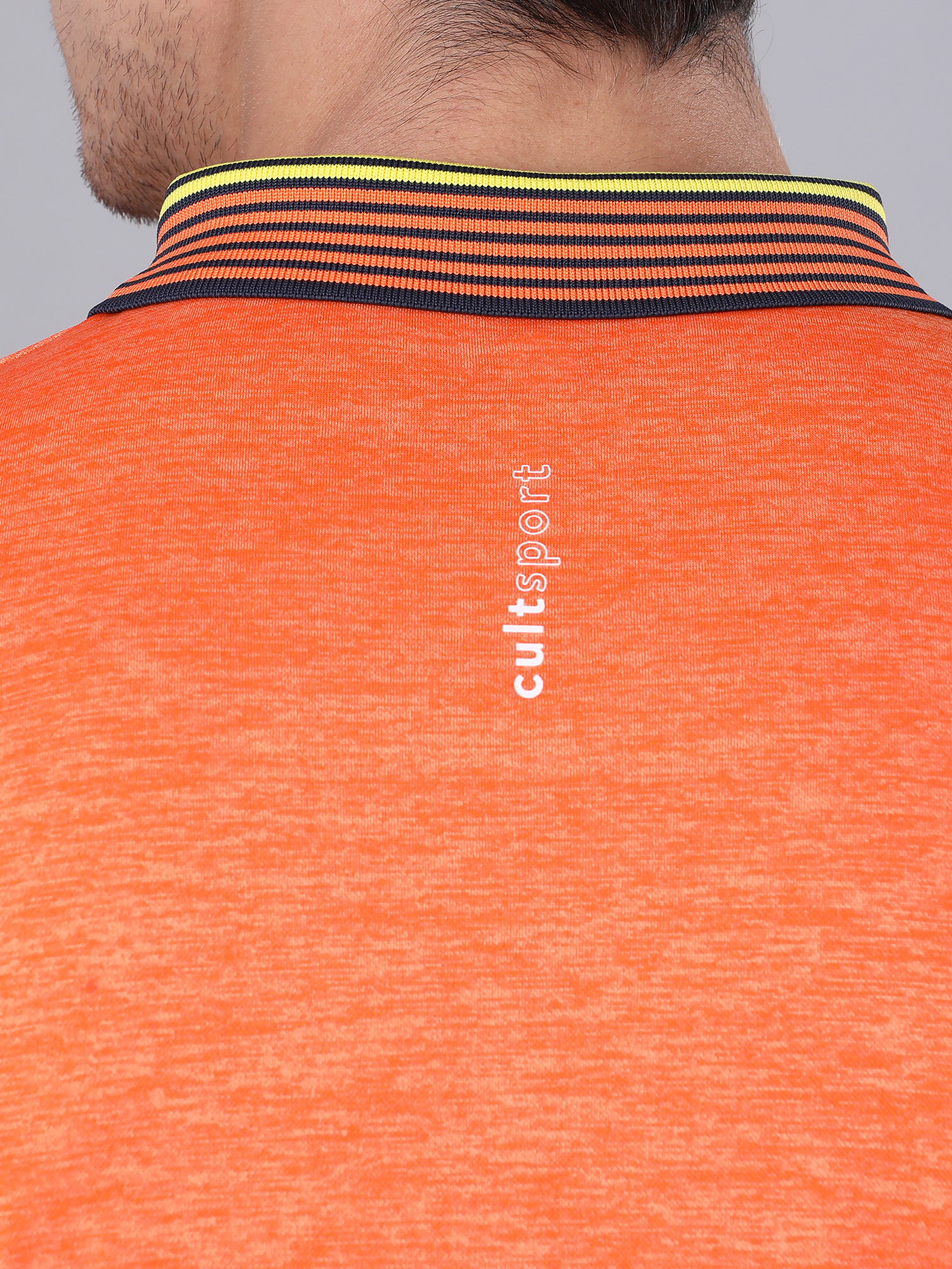Signature Tri color Orange Polo