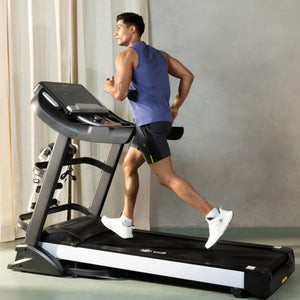 Smartrun Davie 7 HP Peak Treadmill | 15-level Auto-Incline & Massager | Max Weight-150kg | Max Speed-20kmph (with 6 Months Extended Warranty)