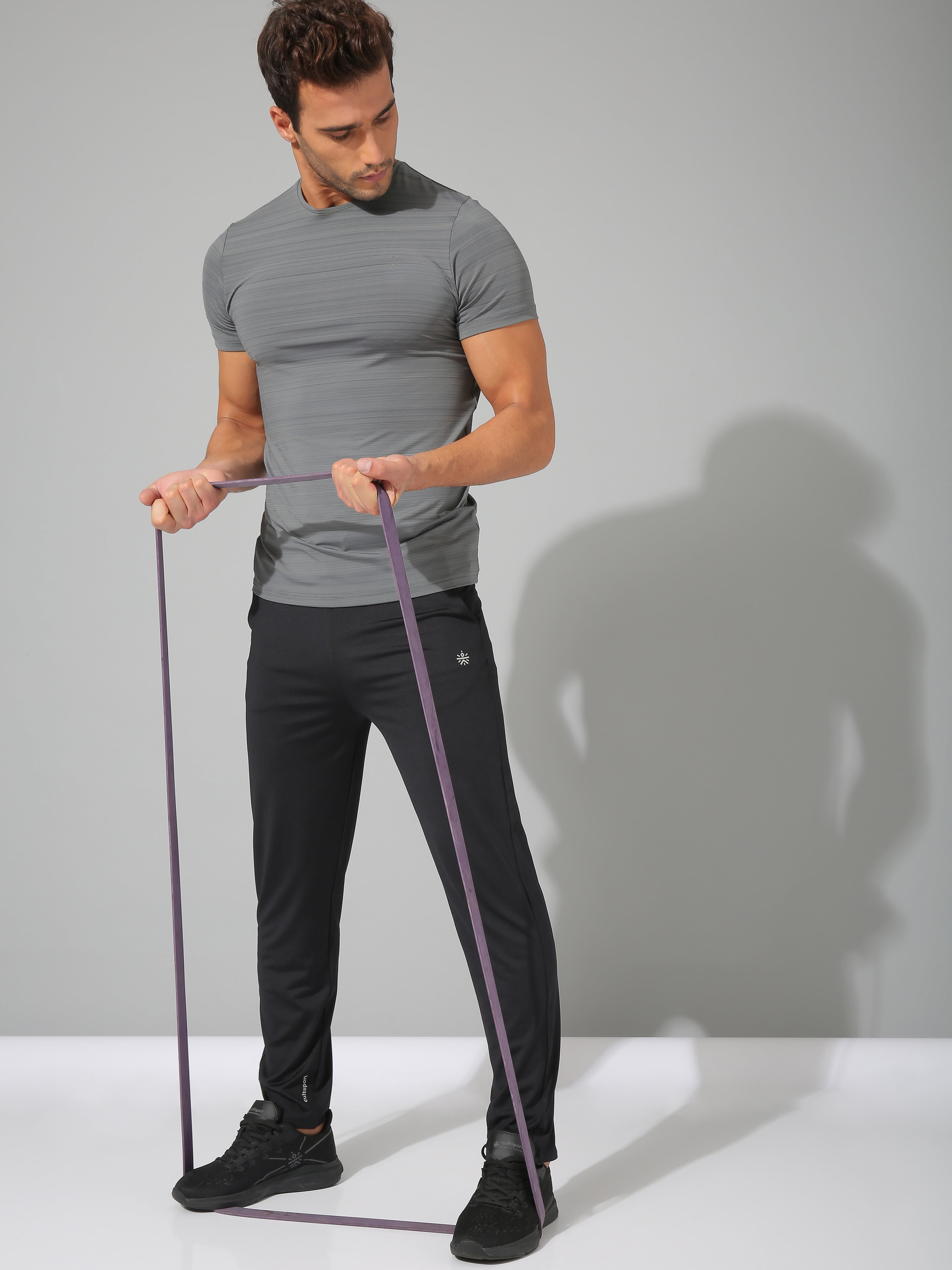 Gradient Stripe Workout T-shirt