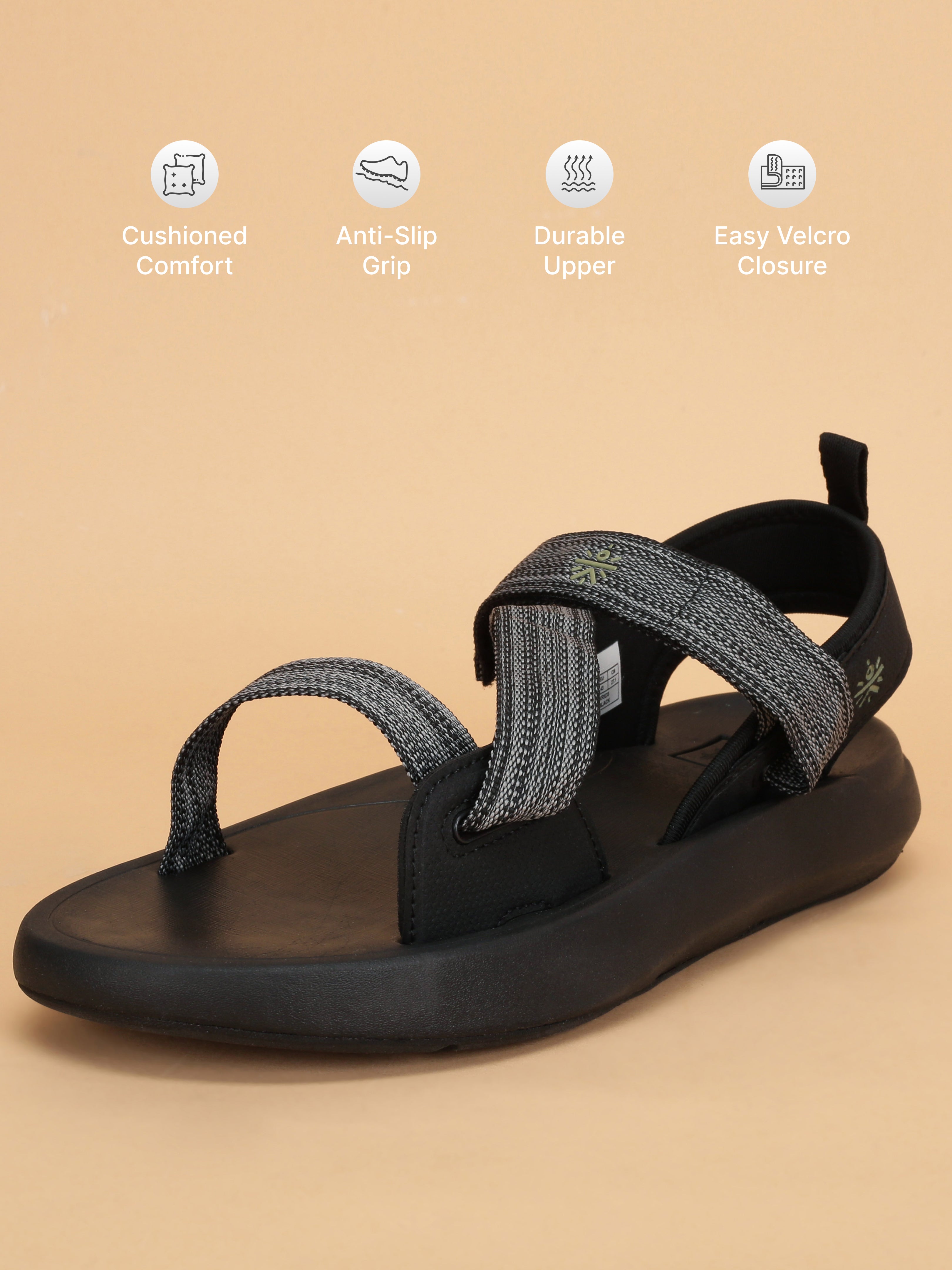 Cult Men's Krios Sandals - Black