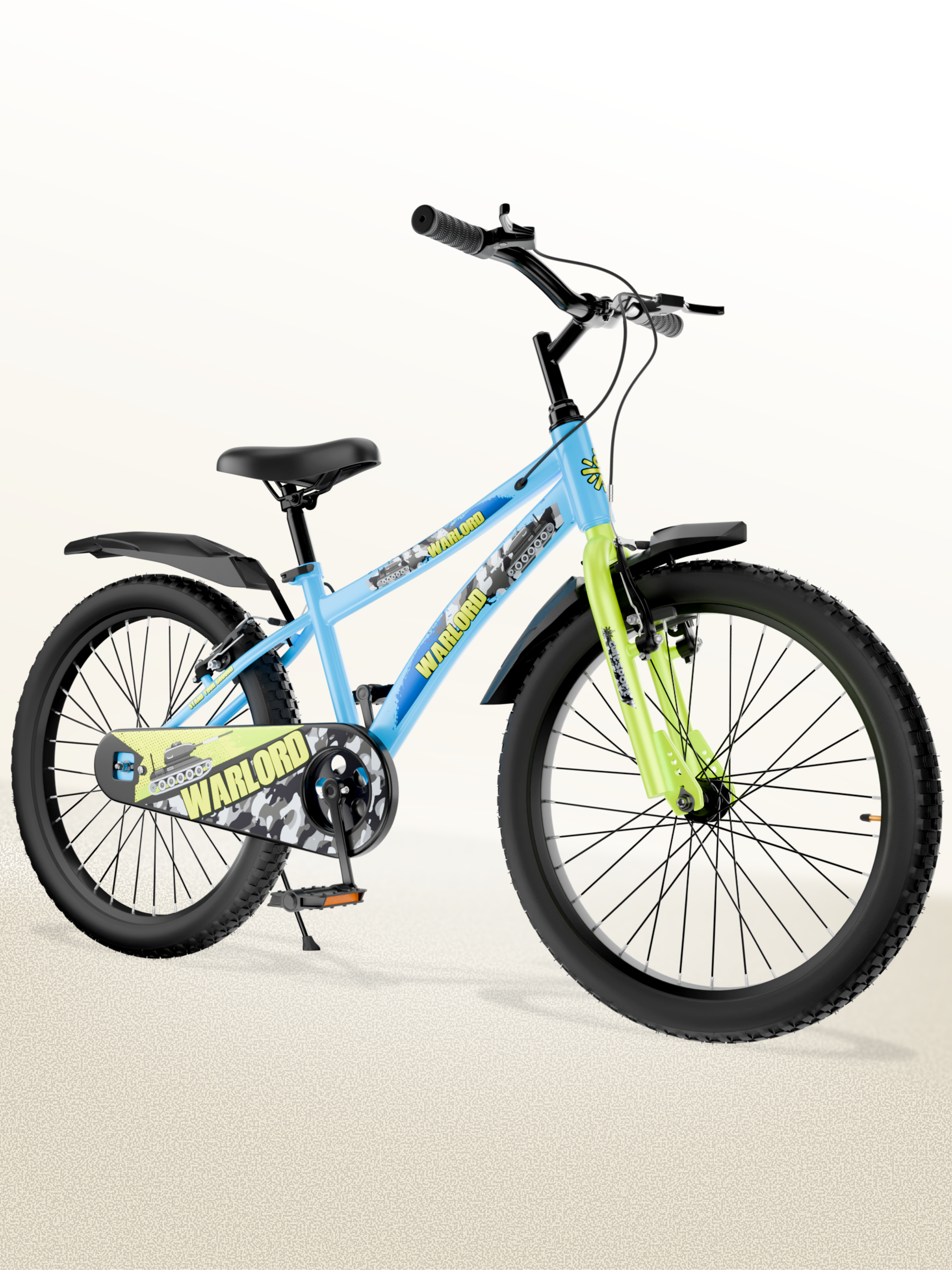 Warlord 20T Steel Frame Kids Bike Blue