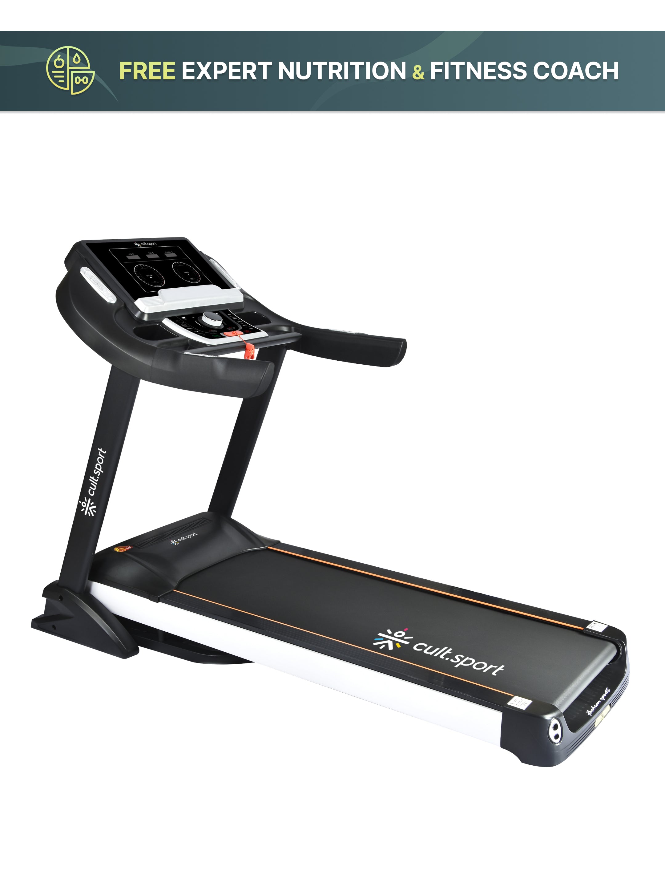 Smartrun Dallas 7 HP Peak Treadmill | 15-level Auto-Incline | Max Weight-150kg | Max Speed-20kmph (with 6 Months Extended Warranty)