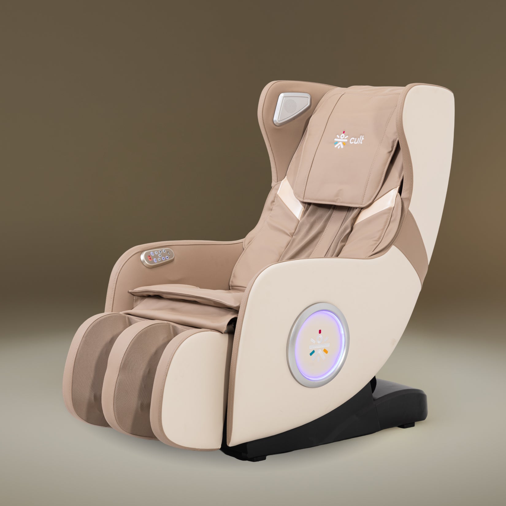 Cult Nova Massage Chair| SL-Track Full Body Massage Chair | Zero Gravity Recliner | Airbag Compression | Heating for Waist & Calves | Bluetooth Speakers