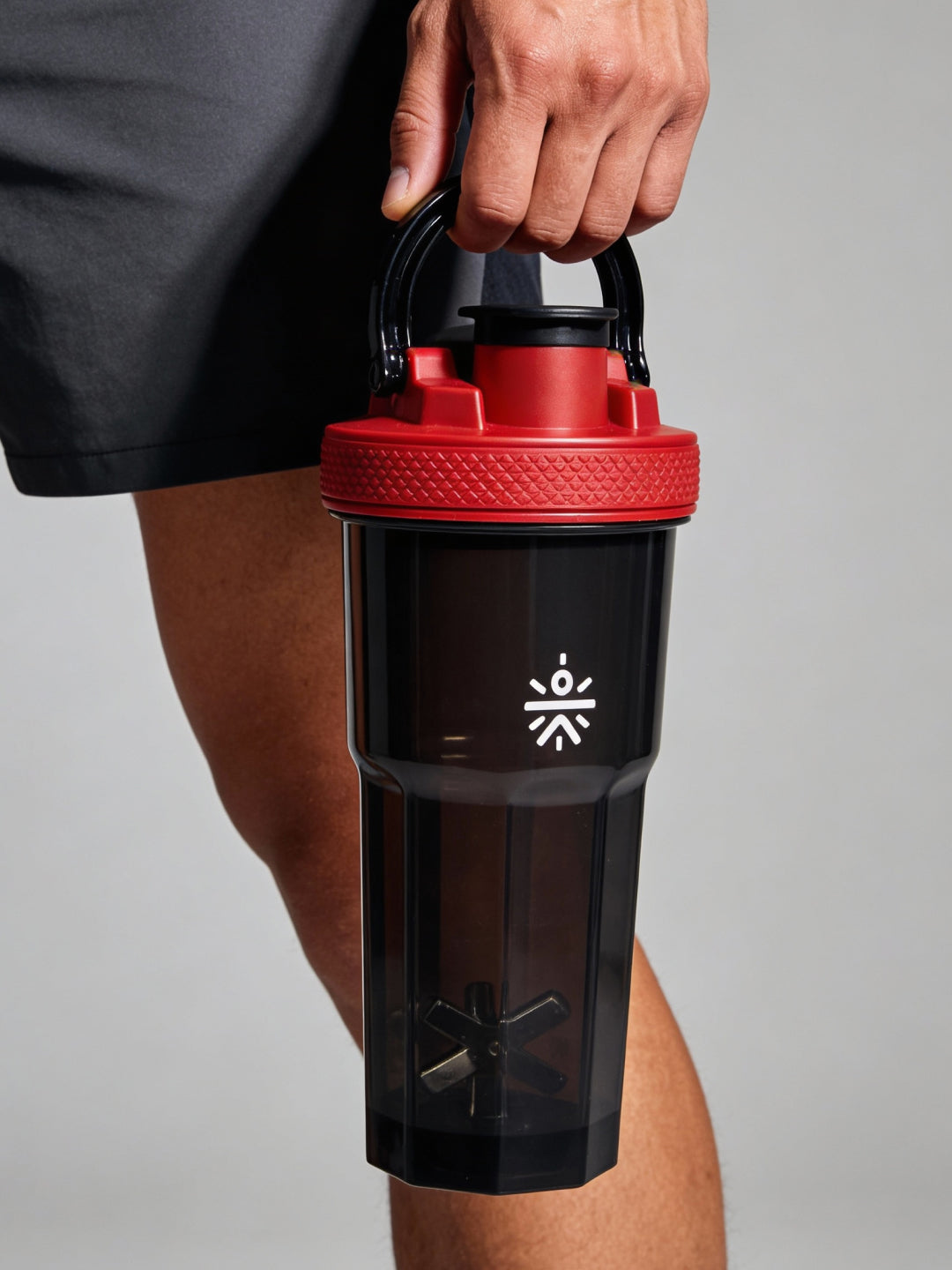 CULT FrostBlend Pro Shaker Bottle 600 ml, Premium Leak-Proof Multipurpose Shaker for Workout & Daily Use Black