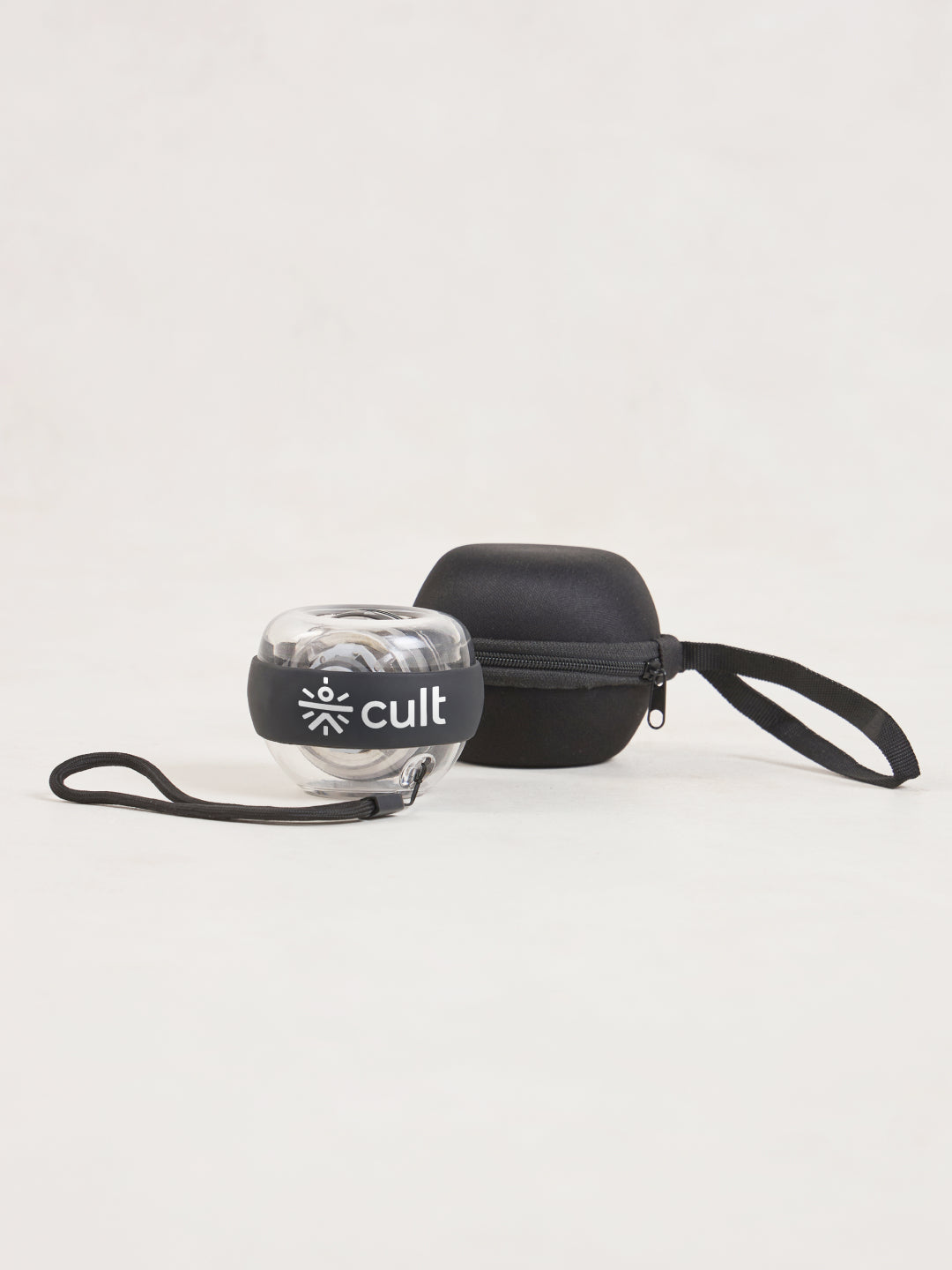 cult Gyro Ball Wrist & Forearm Strengthener Variable Resistance Grip Trainer (Up to 60 kg) with Carry Case