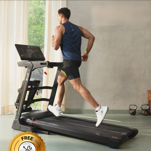 Cult SmartStridePro BLDC Motor (7HP Peak) Treadmill with Massager | Max Weight: 140kg | 18 Level Auto Incline (with 6 Months extended warranty)