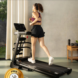 Cult SmartStrideSprint BLDC Motor (6HP Peak) Treadmill with Massager | Max Weight: 140kg | 15 Level Auto Incline (with 6 Months extended warranty)