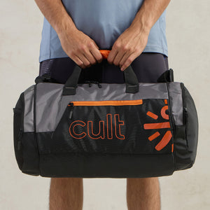 Cult Unisex Grey Duffle Bag with Shoe Compartment