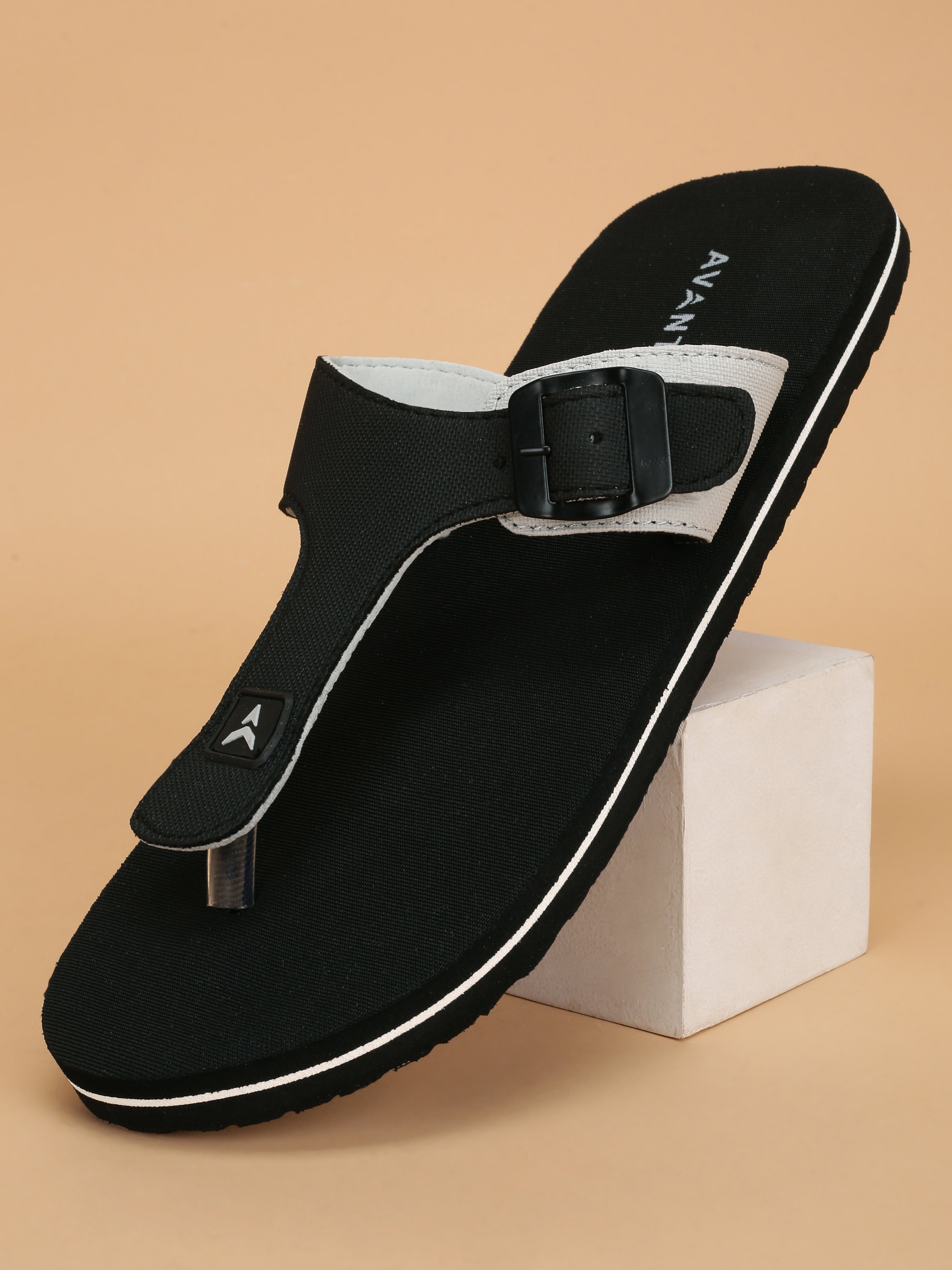 Avant Men's FusionGrip Flip Flops - Black/White