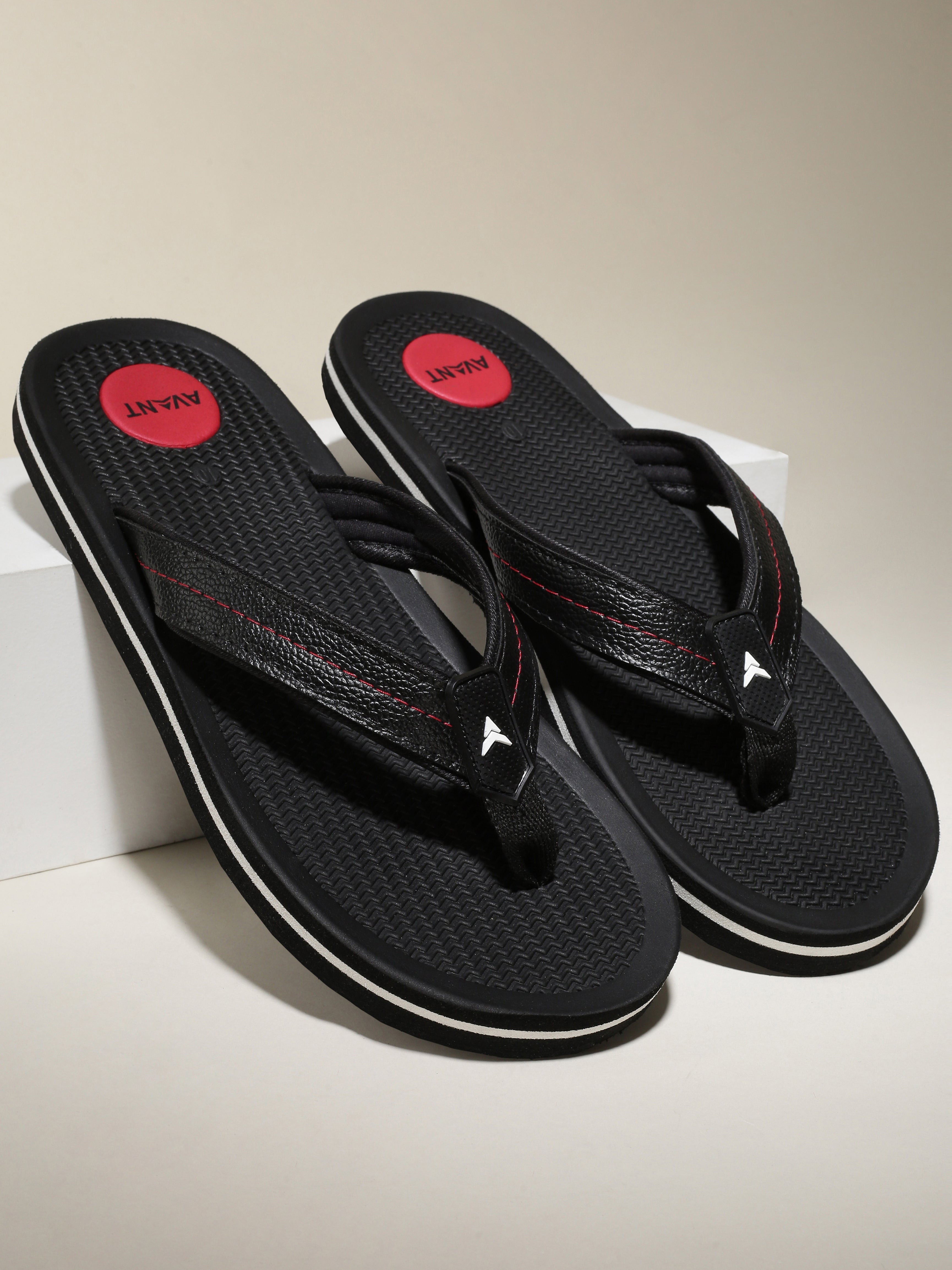 Avant Men's ComfortWalk Flip Flops - Black