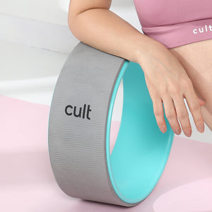 cult Yoga Wheel for Stretching and Balance Grey