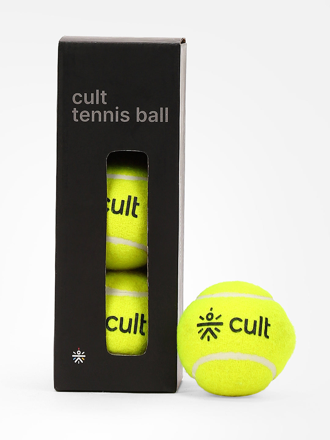 cult Tennis Ball Pack of 3 Green
