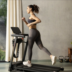 Cult SmartStrideCorePlus BLDC Motor (4HP Peak) Treadmill with Massager | Max Weight: 120kg | 15 Level Auto Incline (with 6 months extended warranty)