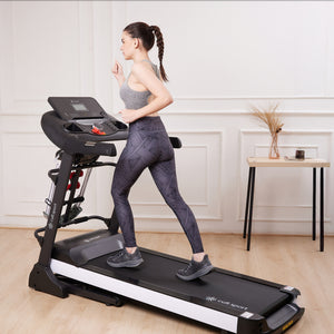 Smartrun Canoas 5.5 HP Peak Treadmill | 15-level Auto-Incline & Massager | Max Weight-130kg | Max Speed-16kmph (with 6 Months Extended Warranty)