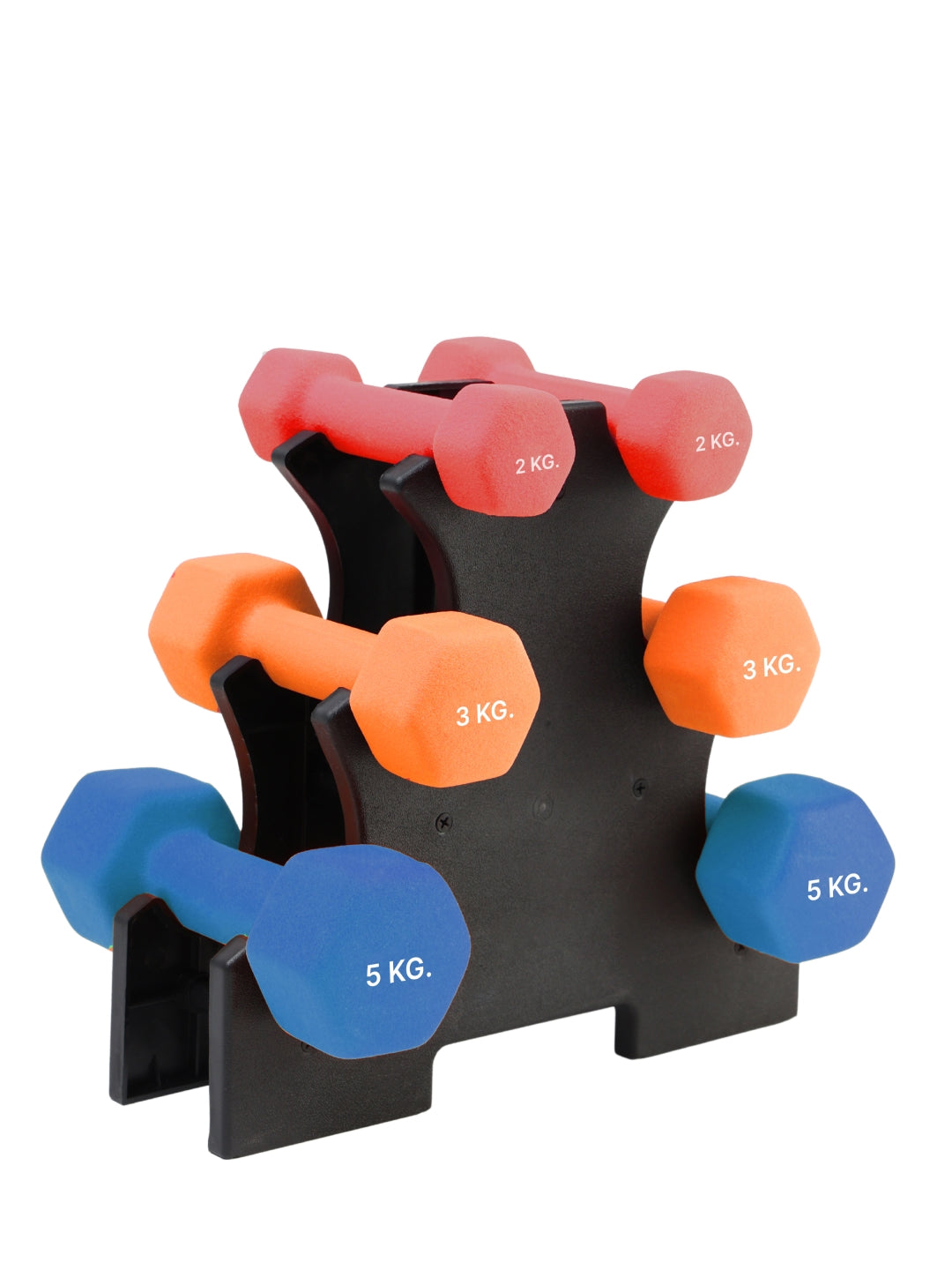 Buy Cult Neoprene Dumbbells Combo for Gym Exercise (1kg + 2kg +