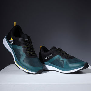 cult Speedster Women Running Shoes - Black/ Dark Teal