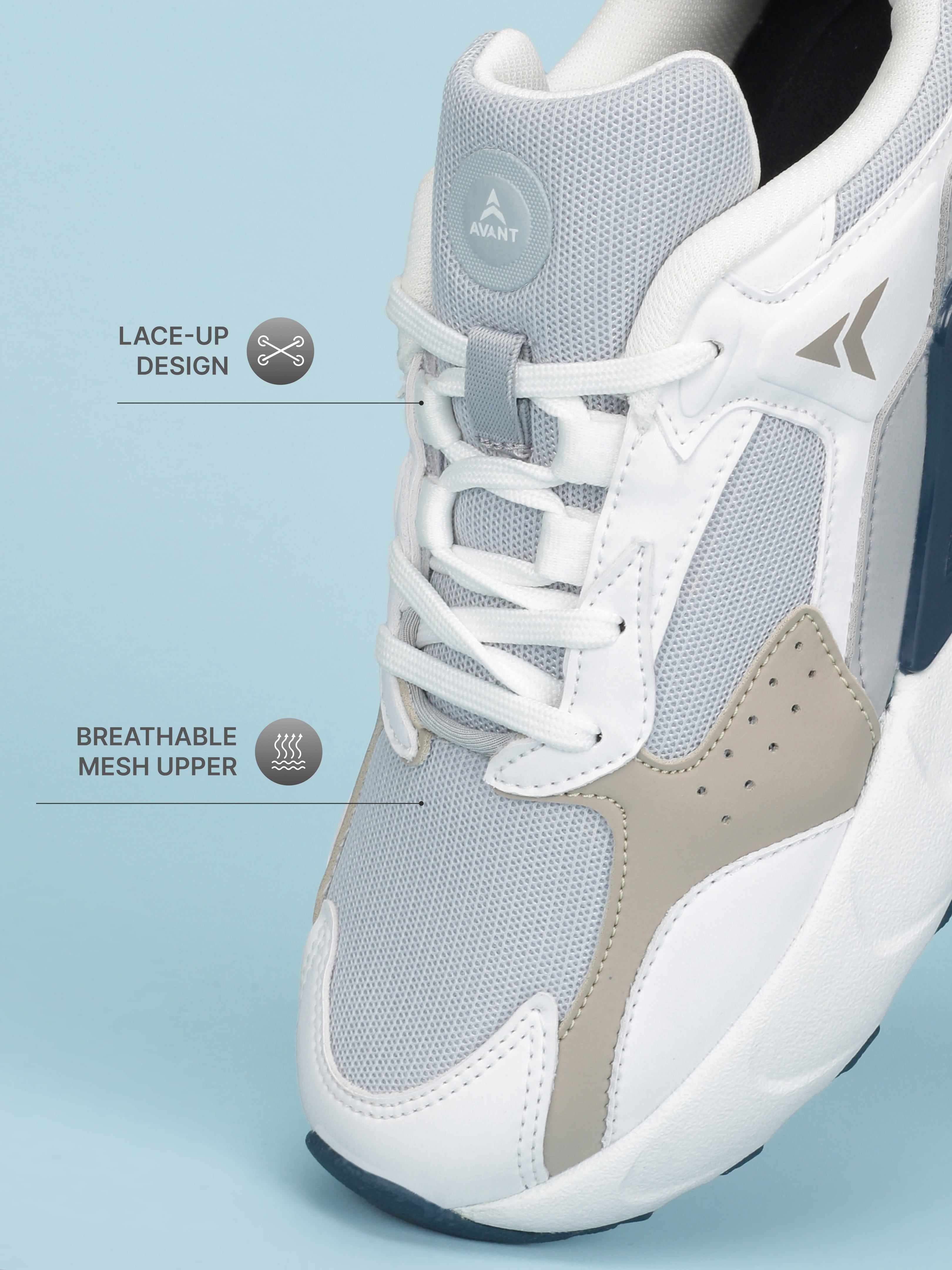 Avant Women's Glacier Rush Sneaker Shoes - Grey