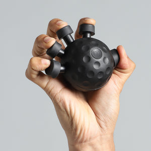 CULT Round Hand Gripper upto 30kg Resistance Portable ABS Grip Strengthener for Forearm, Wrist & Finger Training Black
