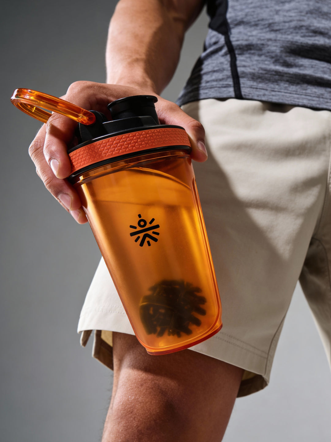 CULT FrostBlend Shaker Bottle 500 ml, Durable Leak-Proof Multipurpose Shaker for Fitness & Supplements Orange