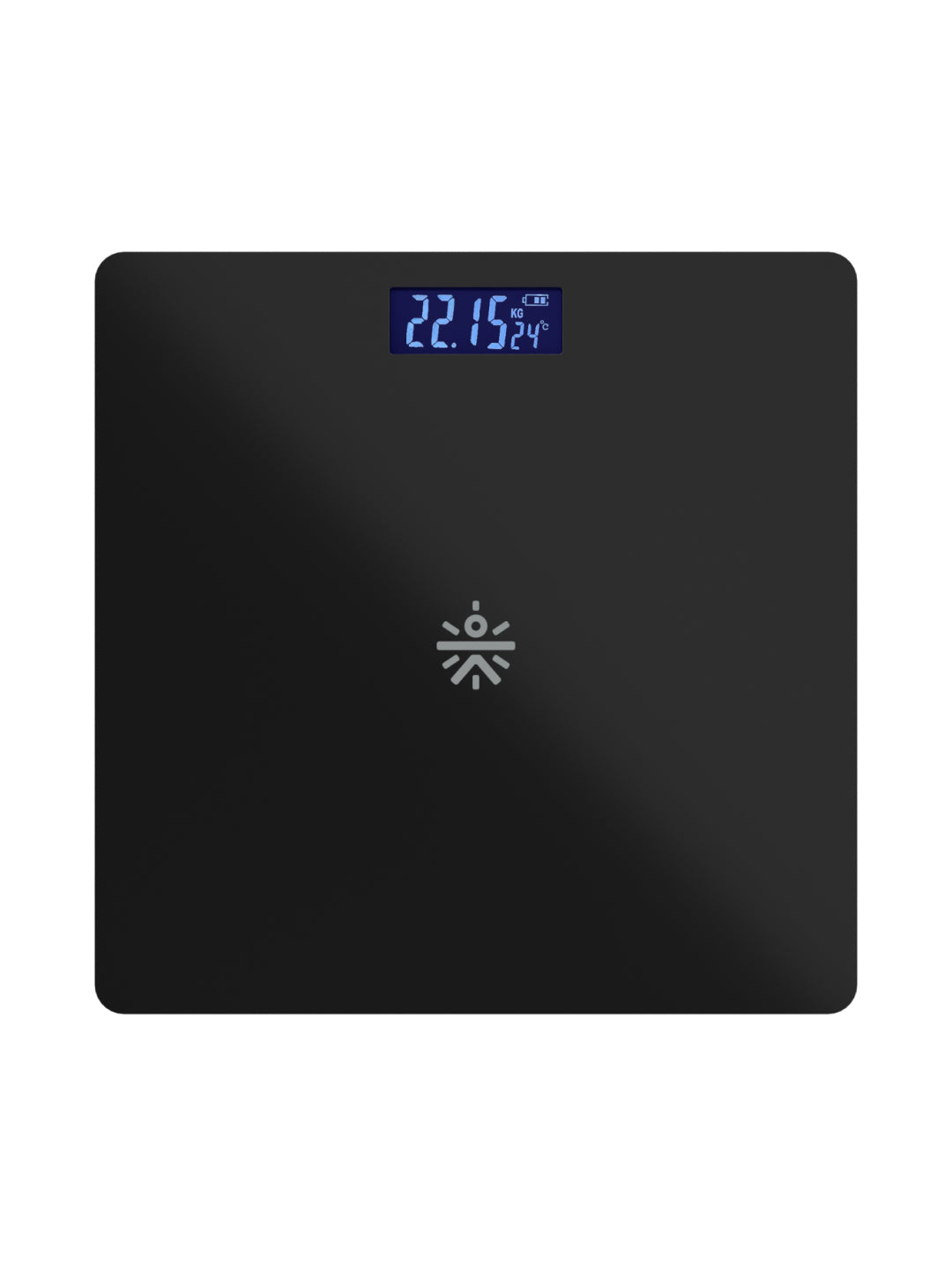 Cult Active body Weighing scale, LCD display, Weight Machine, 180 Kg, Batteries included, Tempered Glass Platform, Ideal for Home Use, Black