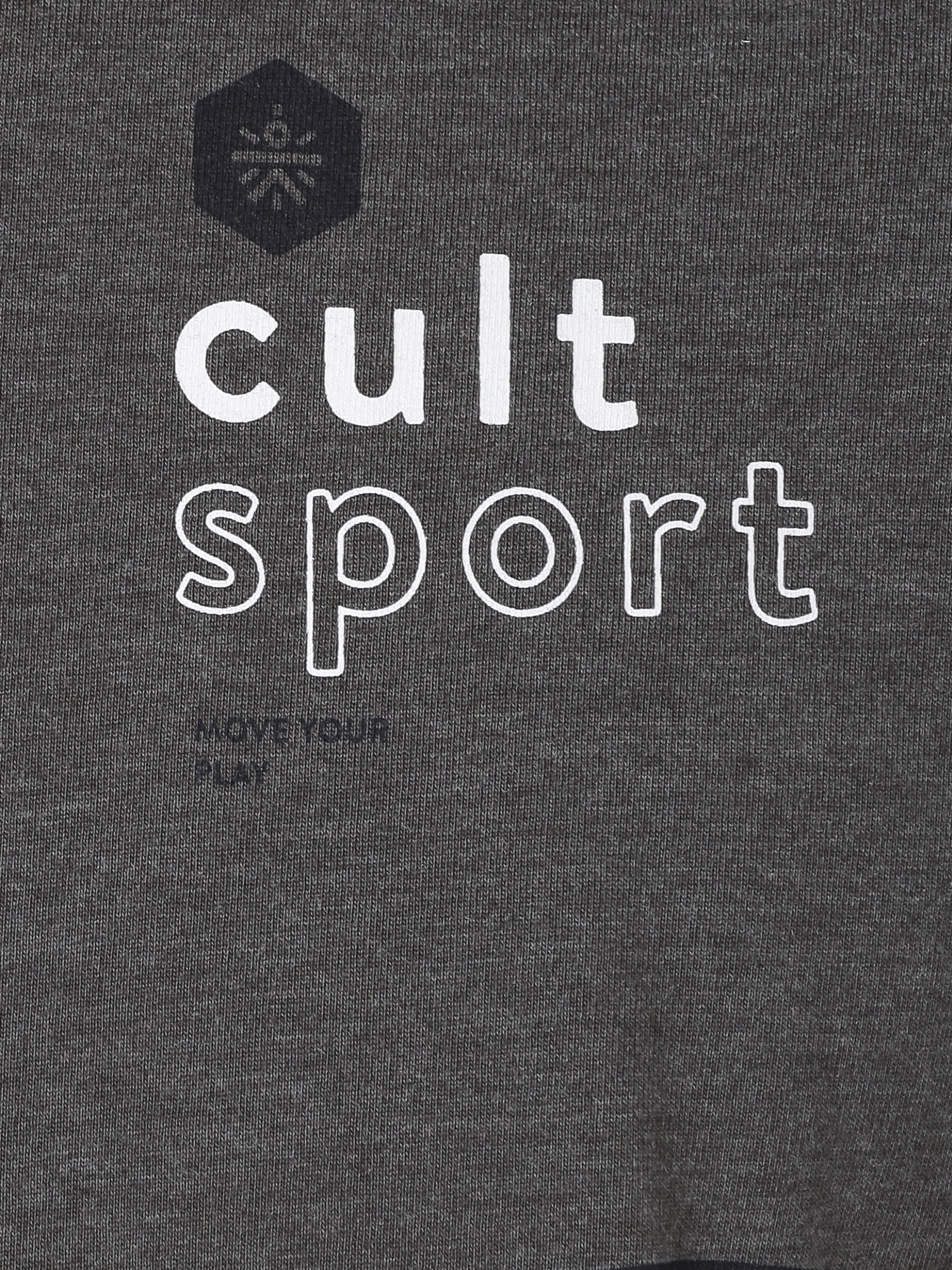 Everydays digit Anthra Cotton Tee