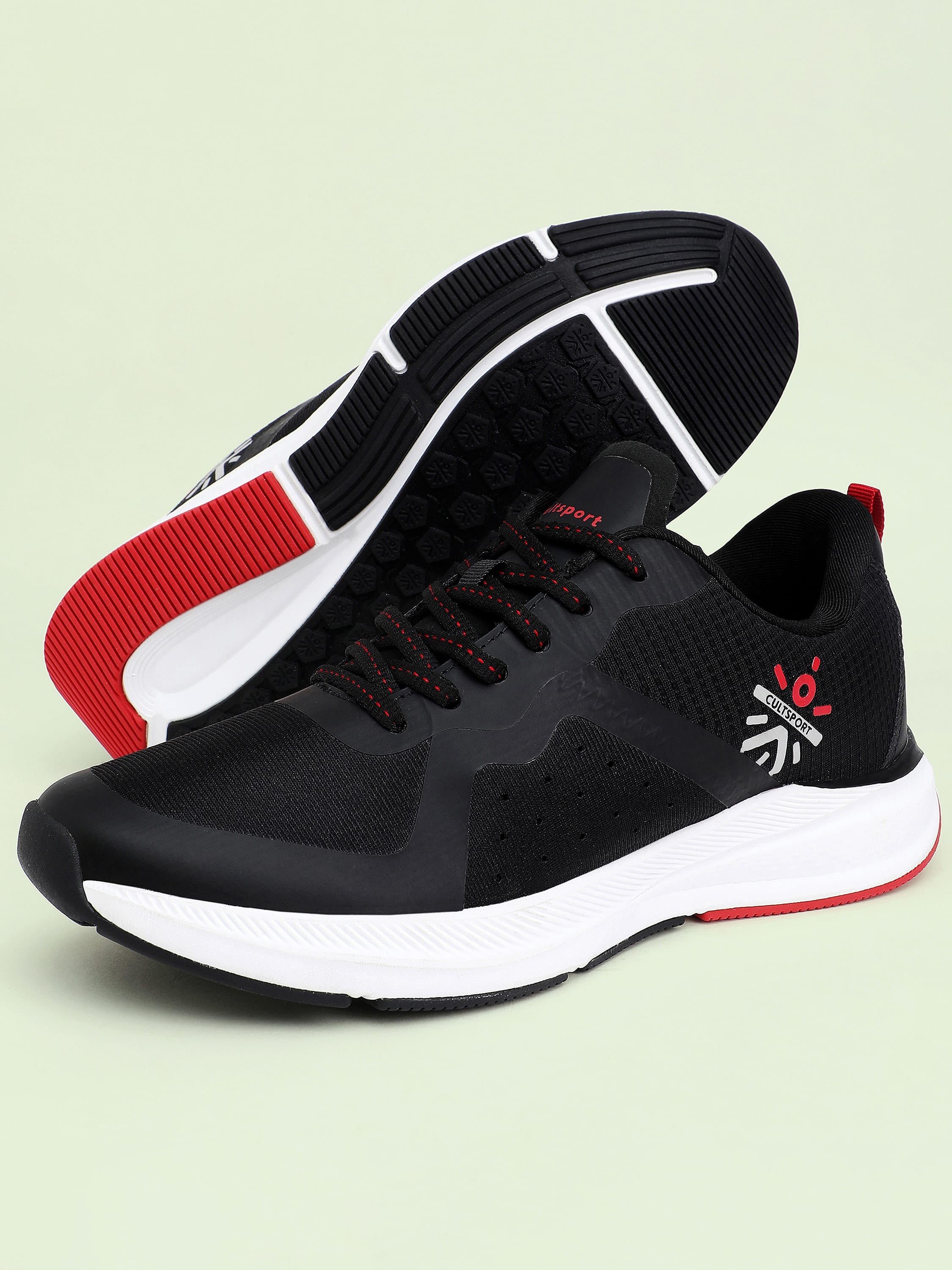 cult Speedster Women Running Shoes - Black/Red