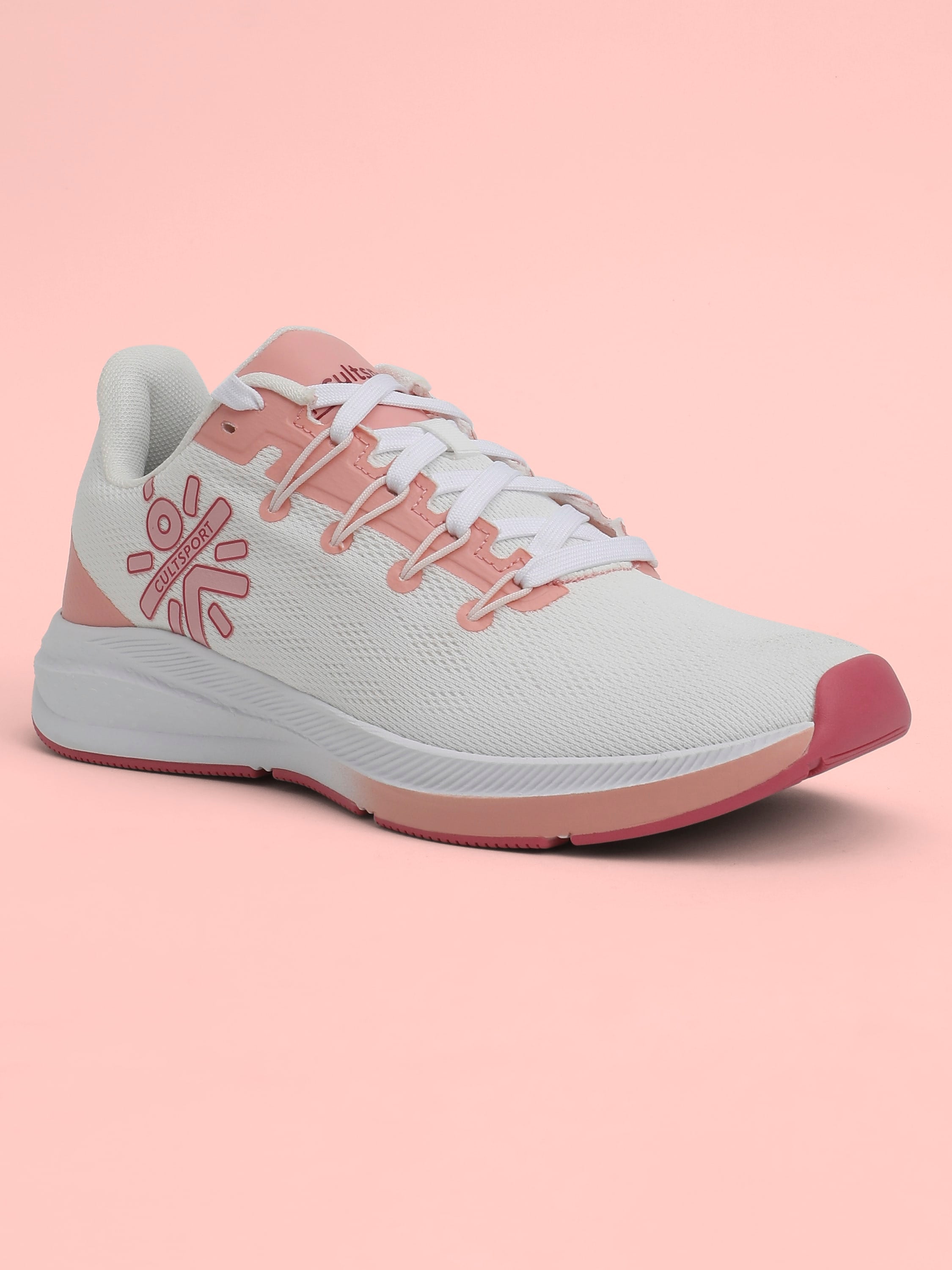 cult Firebird Women Running Shoes - White/Peach