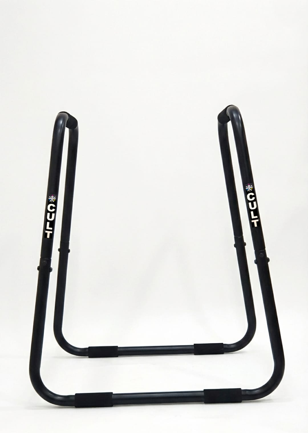 Cult Heavy-Duty Dip Bar for Strength Training | 150 kg Weight Capacity | Non-Slip handle Grips with Stable Leveling | Perfect for home Gym
