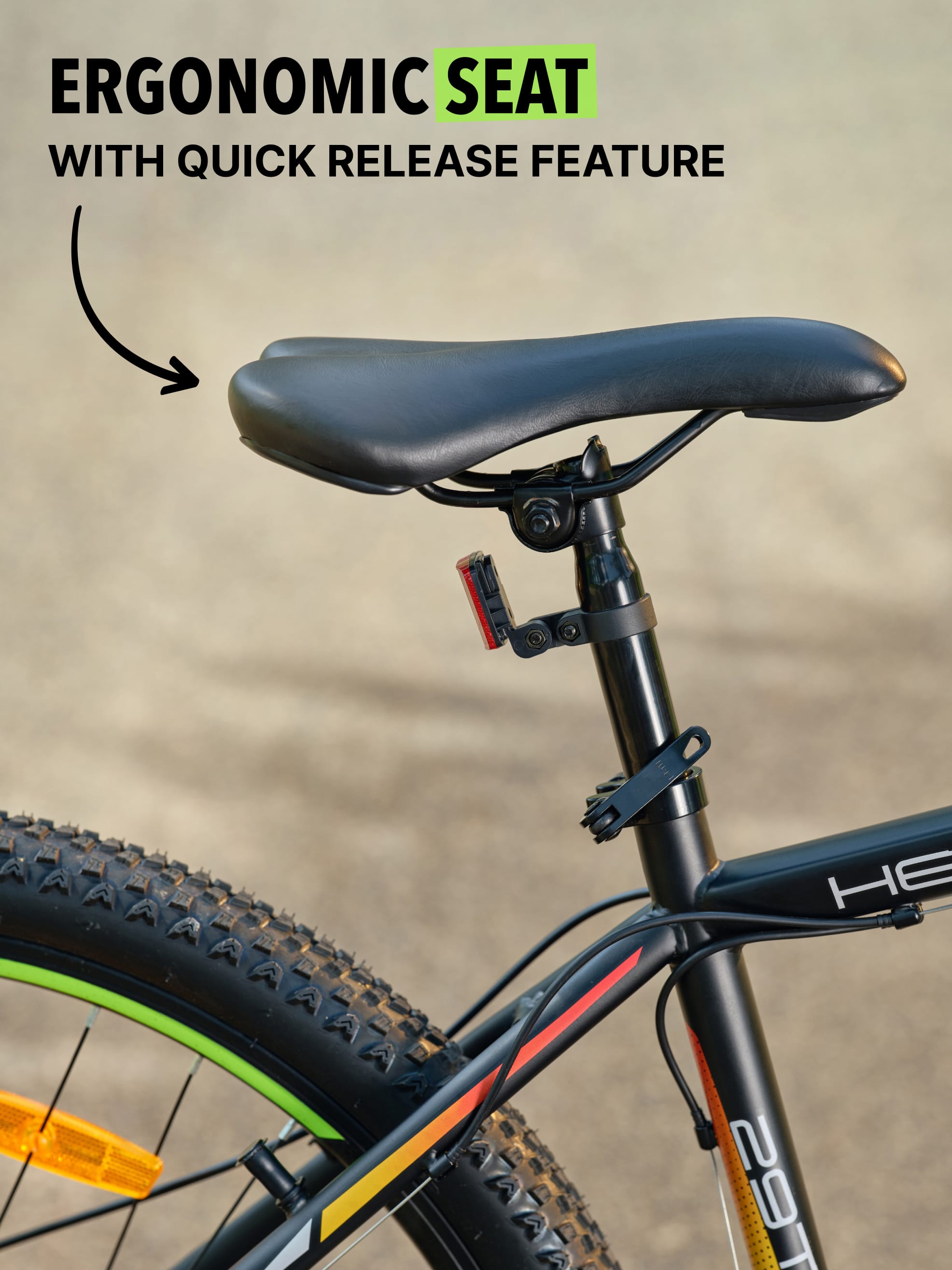 Hemis Steel 21 Speed Shimano Gear 29 inch Mountain Cycle, Dual Disc Brake, Front Suspension, Double Wall Rim, Black, Free Trainer Sessions, Cycling Event