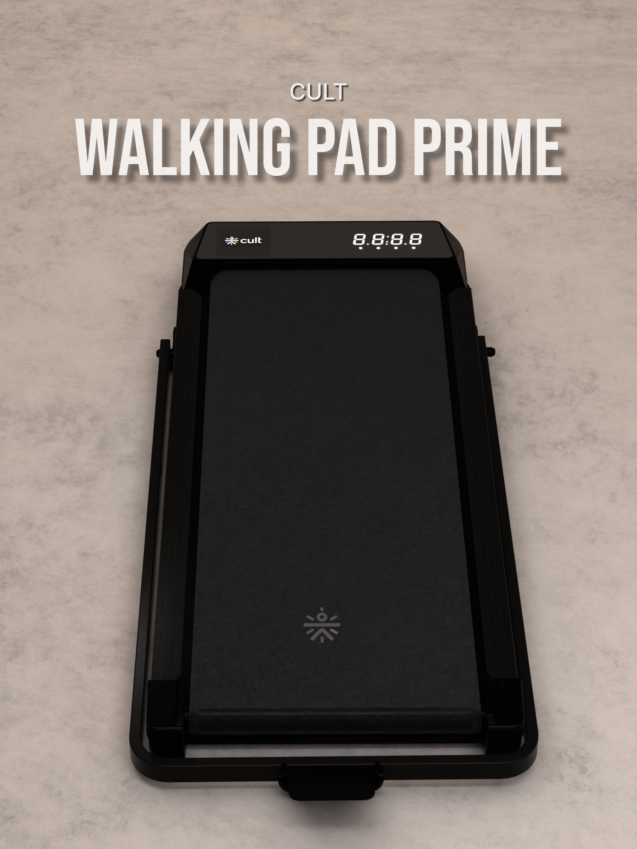 Cult Walking pad 3.5HP Peak DC Motorized Treadmill | Max Speed-10kmph | Max Weight-100kg | Walking Pad for Home Use (with 6 months extended warranty)