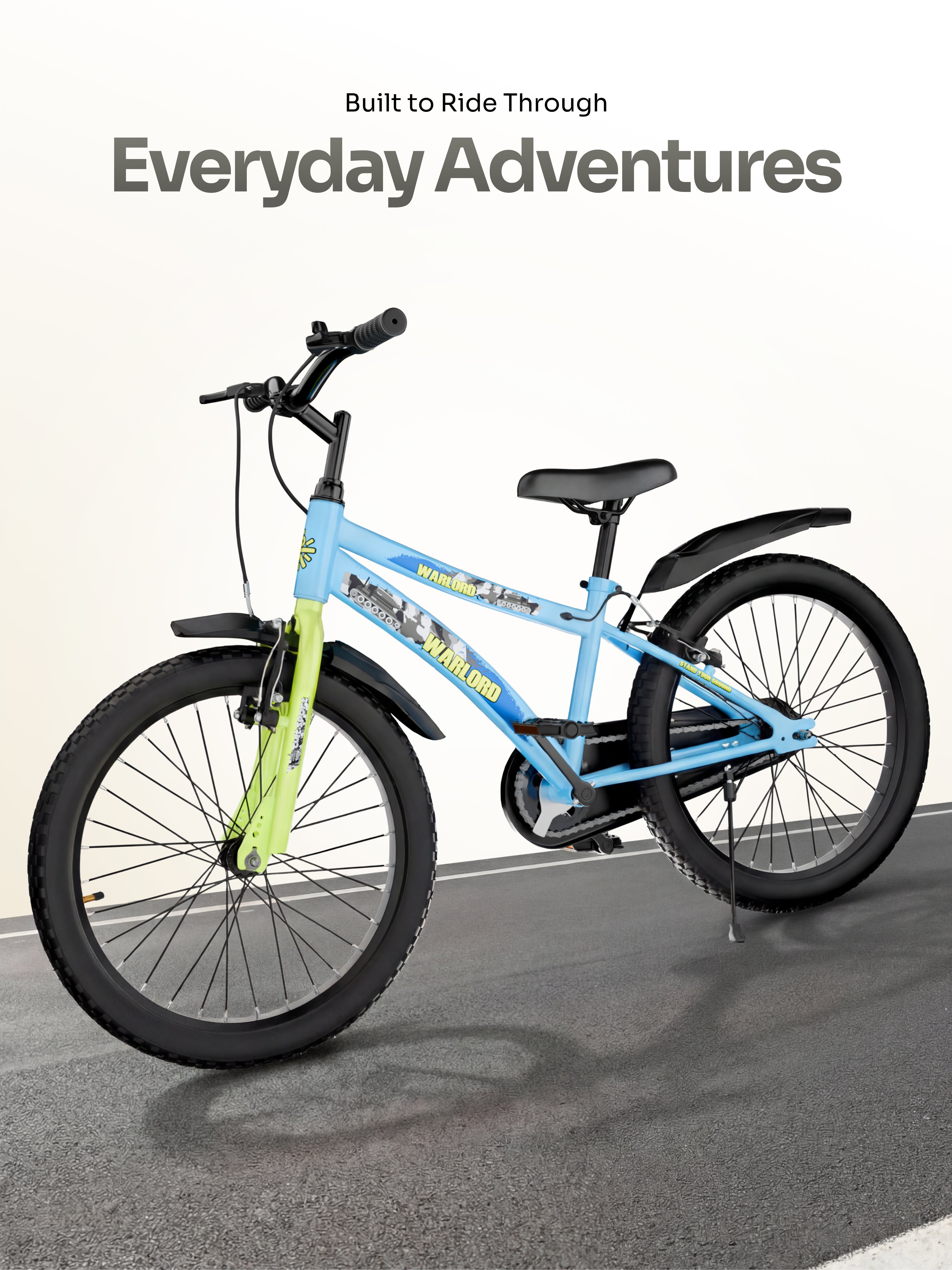 Warlord 20T Steel Frame Kids Bike Blue