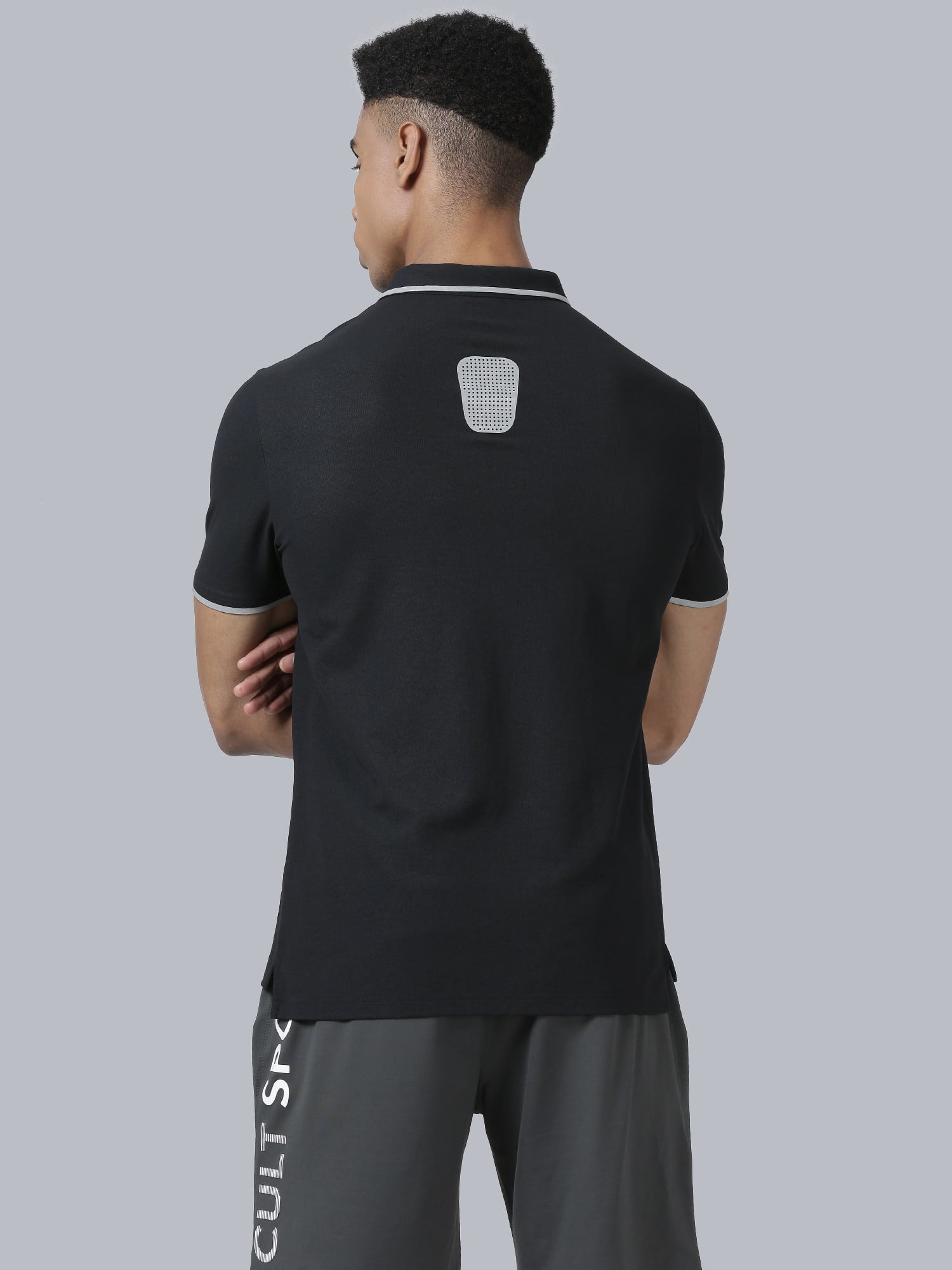 Blakout Sleek Black Relaxed Polo