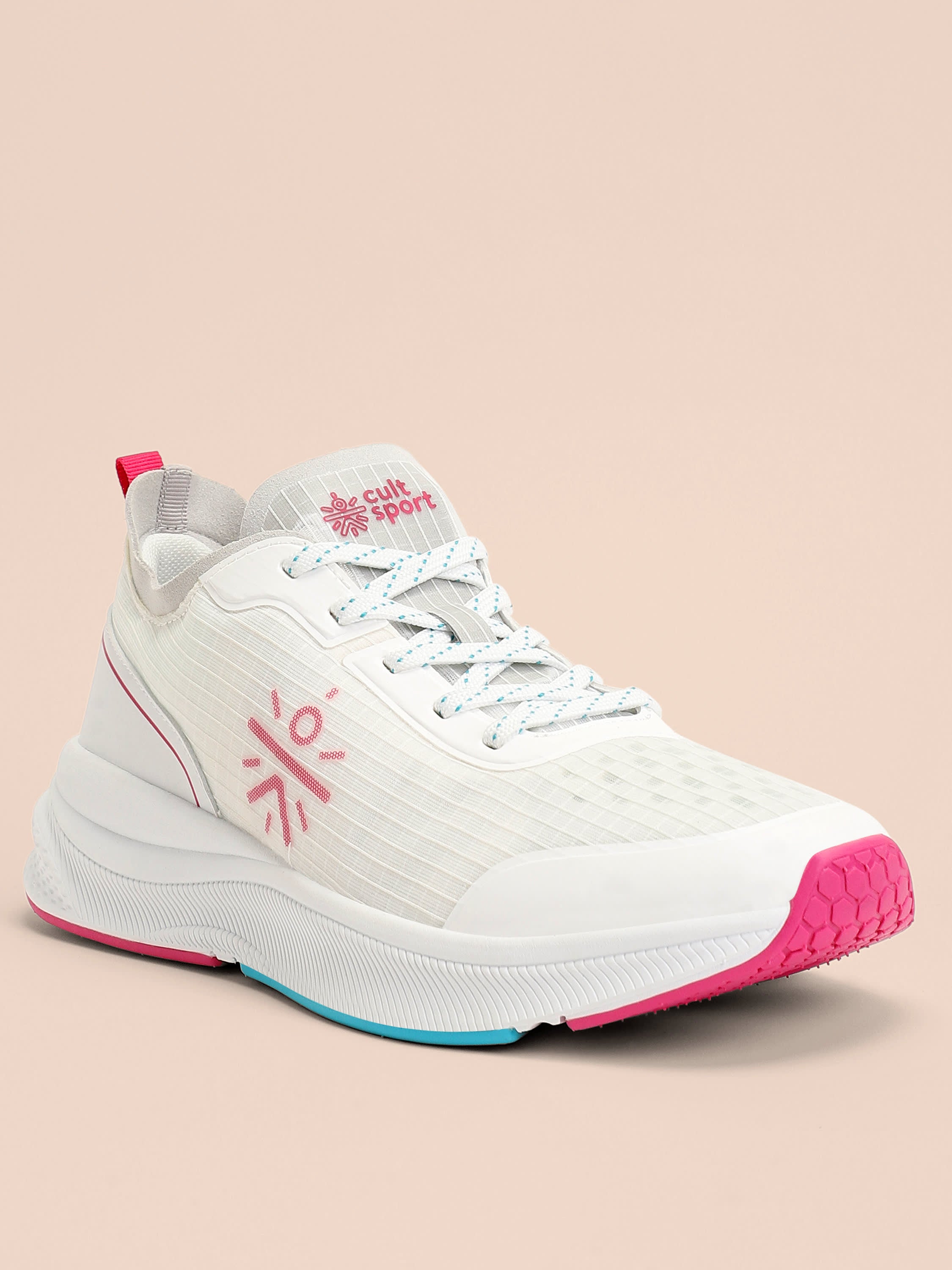 cult Flamingo Women Running Shoes - White/Red