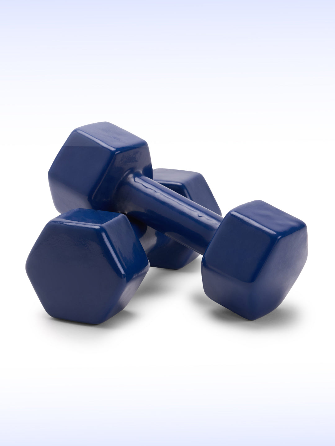 Cult 5KGx2 Vinyl Dumbbells For Home & Gym Exercises (Blue)