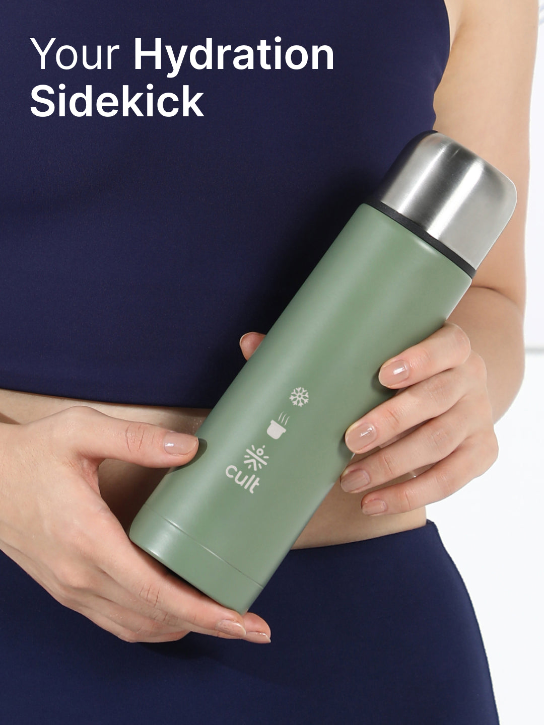 cult Stainless Steel Vacuum Bottle 500 ML Double Wall Insulated Thermos